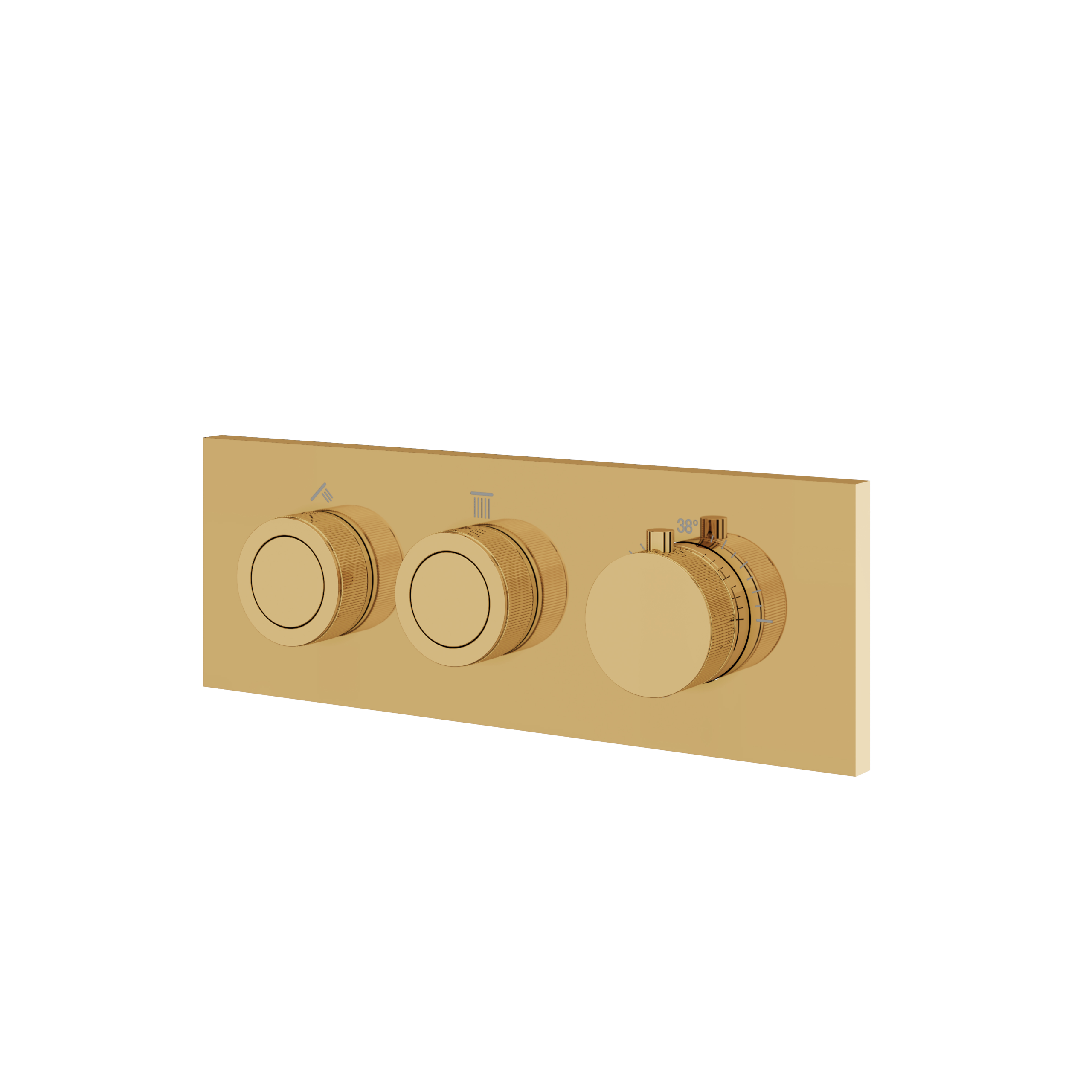 Aquabrass Touch 2 Way Shower Trim by Aquabrass