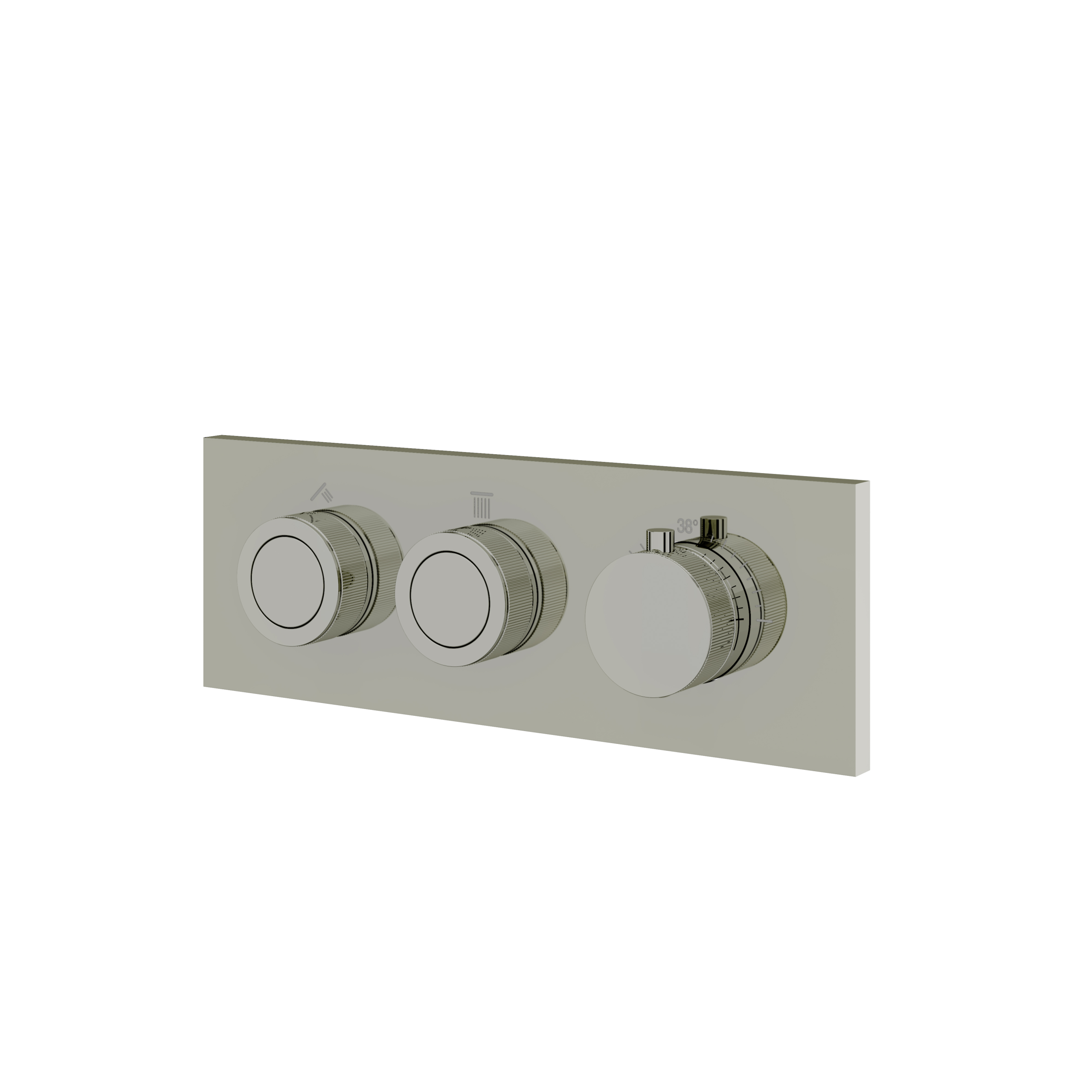 Aquabrass Touch 2 Way Shower Trim by Aquabrass