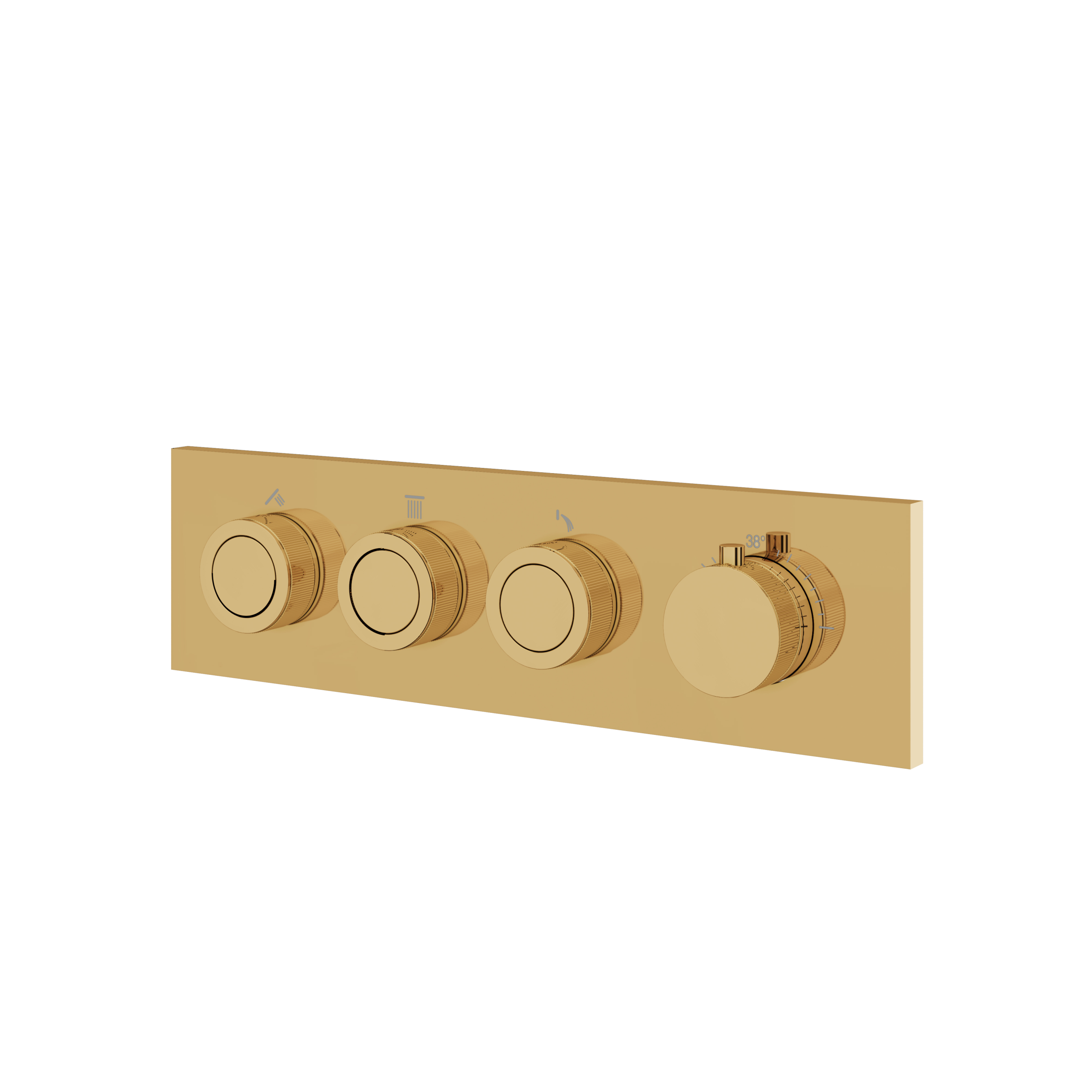 Aquabrass Touch 3 Way Shower Trim by Aquabrass