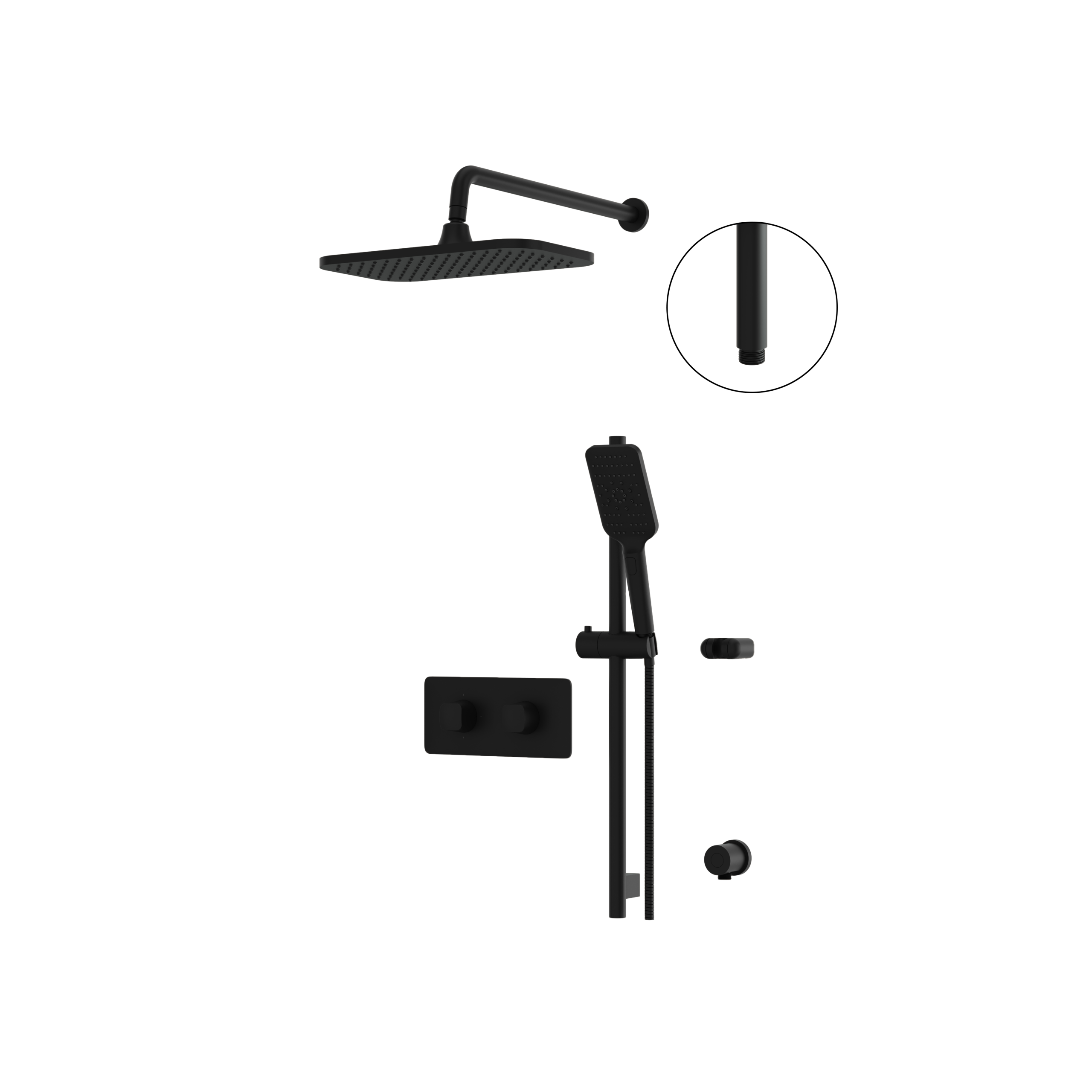 Aquabrass Shower Faucet - 2 Way Shared