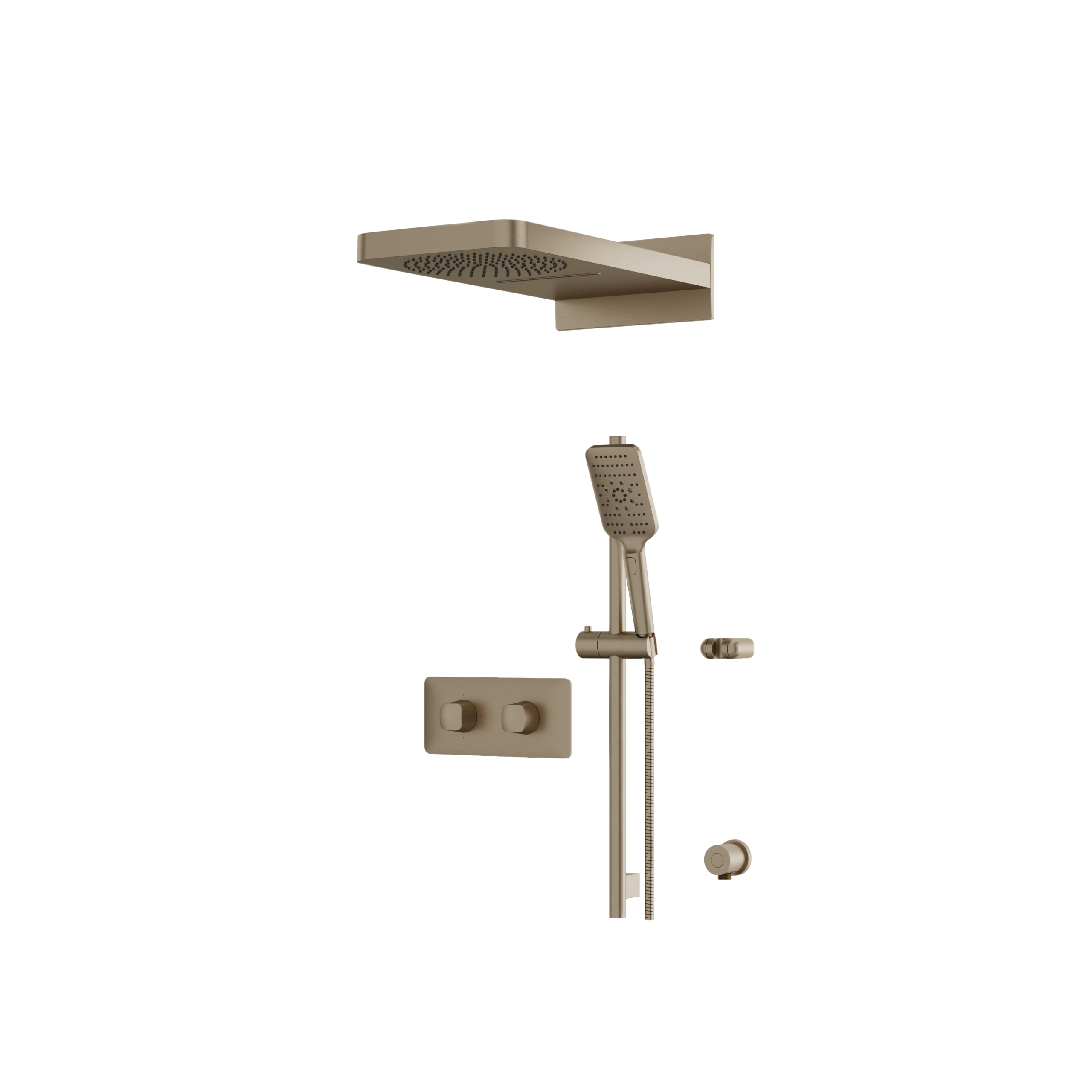 Aquabrass Shower Faucet - 3 Way Shared