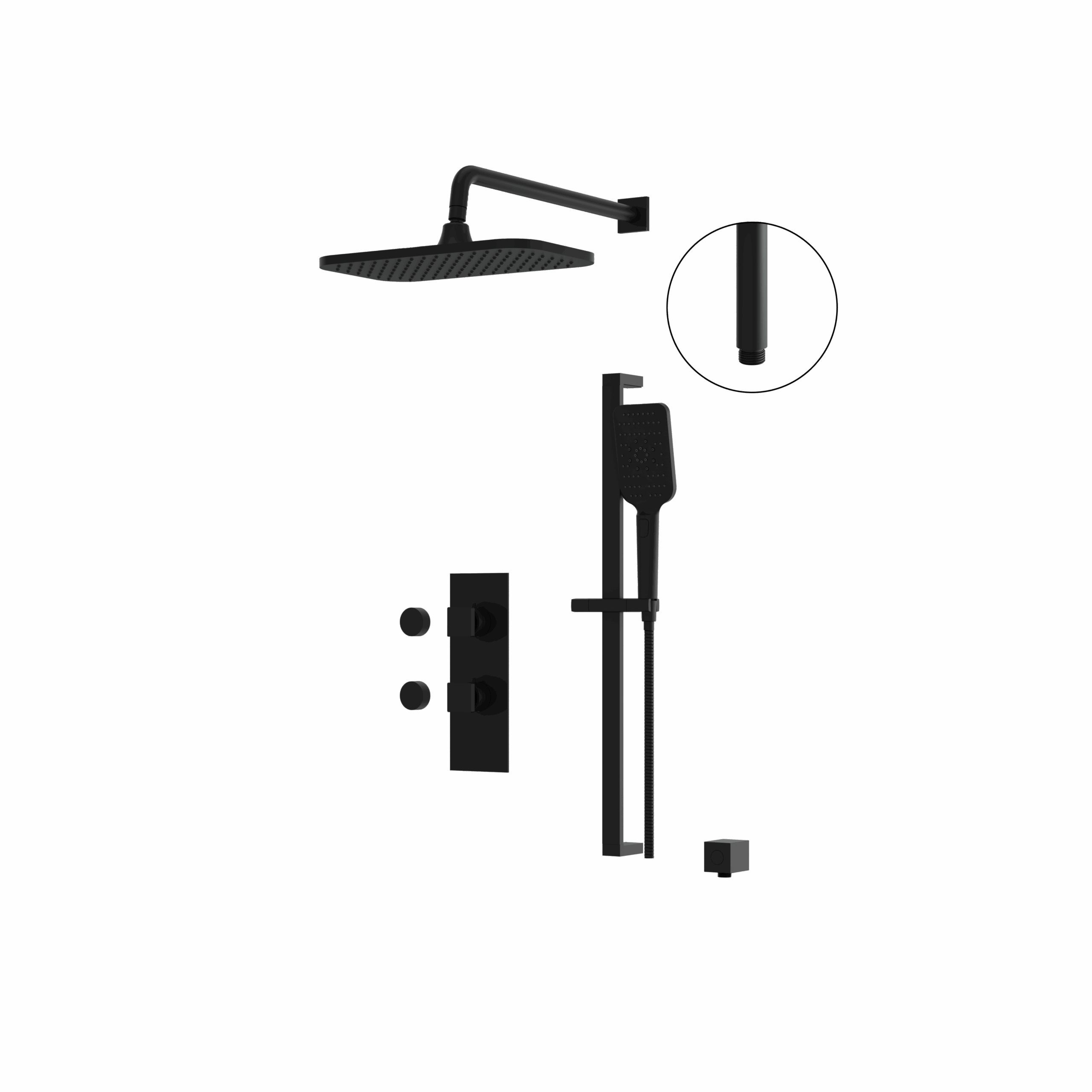 Aquabrass Shower Faucet - 2 Way Non Shared by Aquabrass