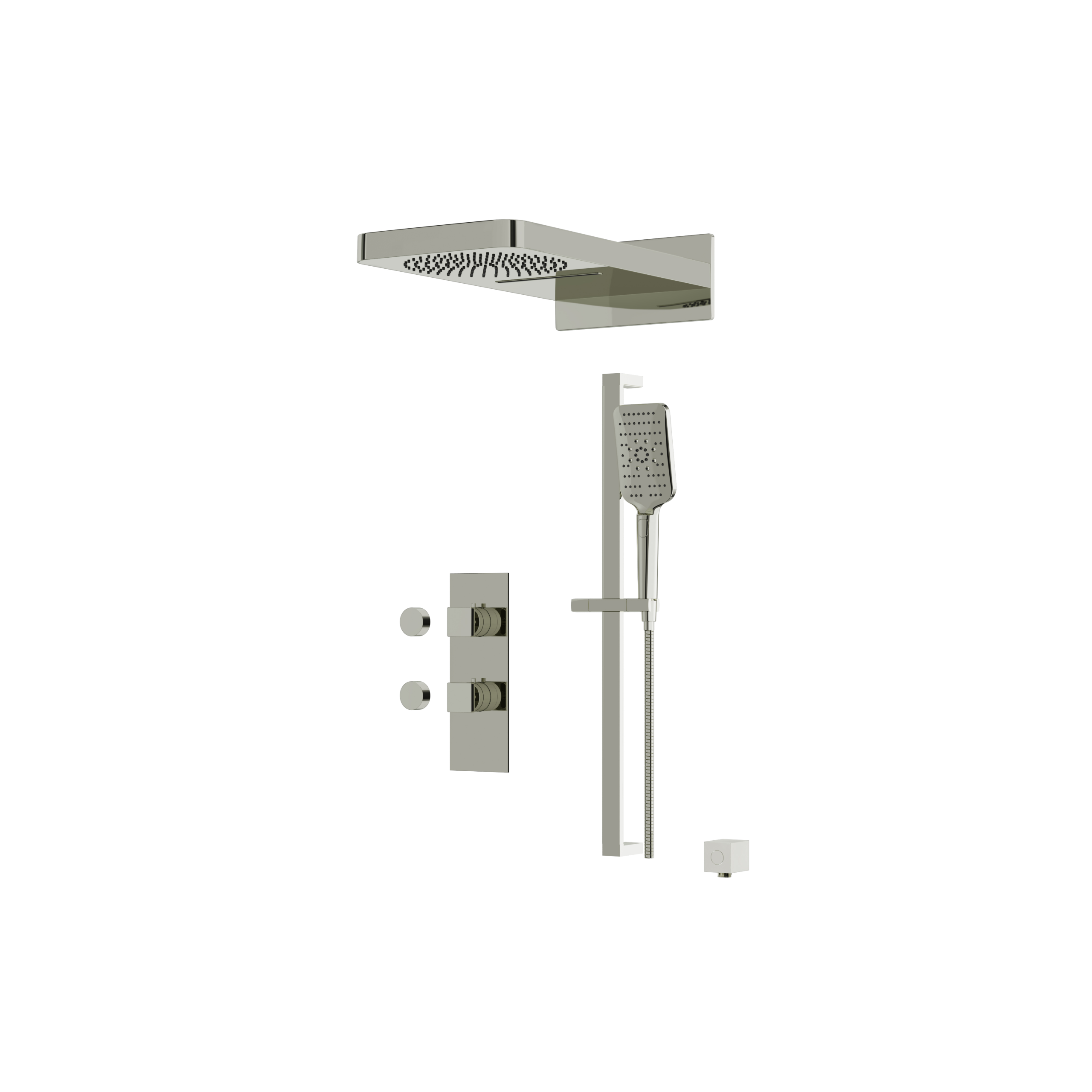 Aquabrass Shower Faucet - 3 Way Shared by Aquabrass