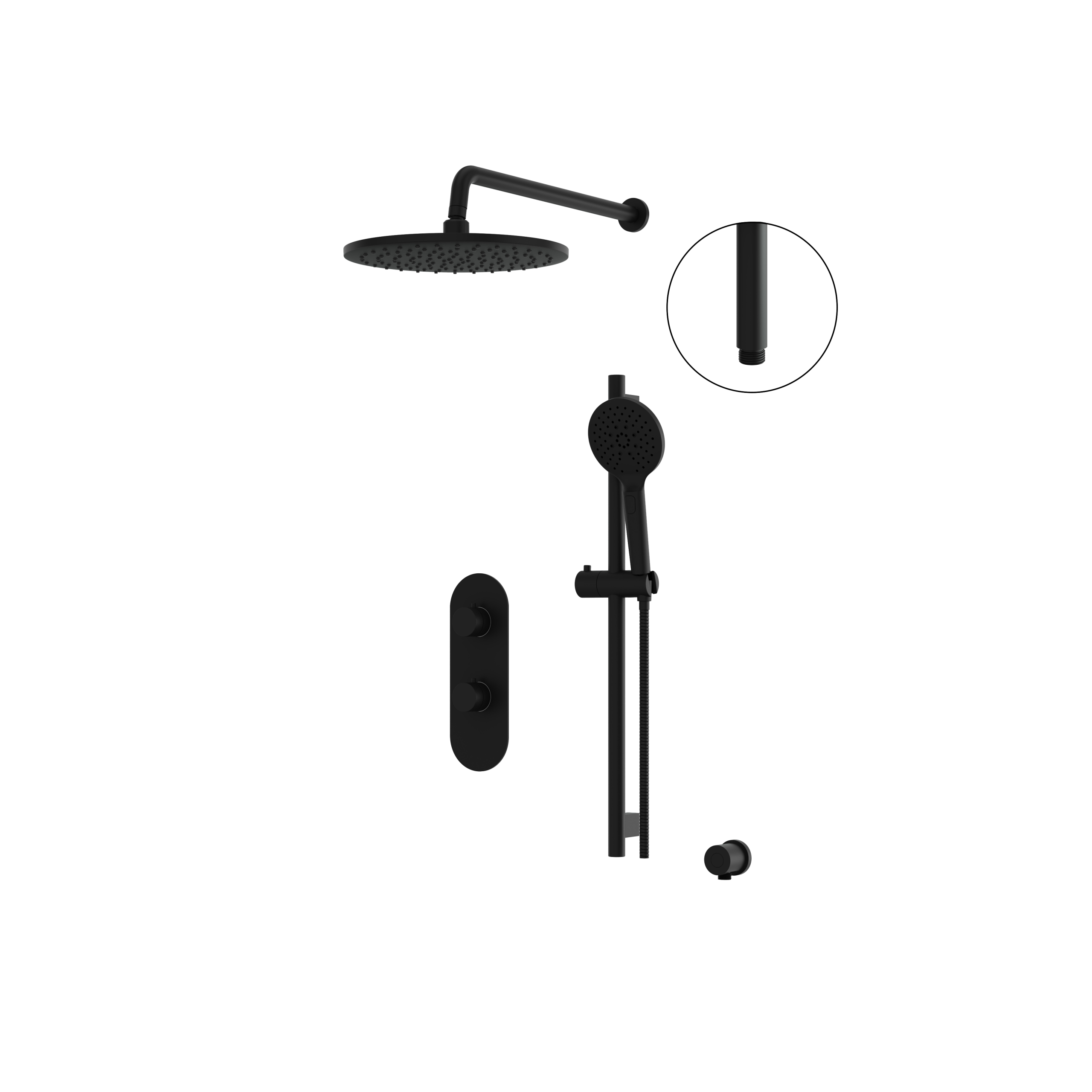 Aquabrass Shower Faucet - 2 Way Shared