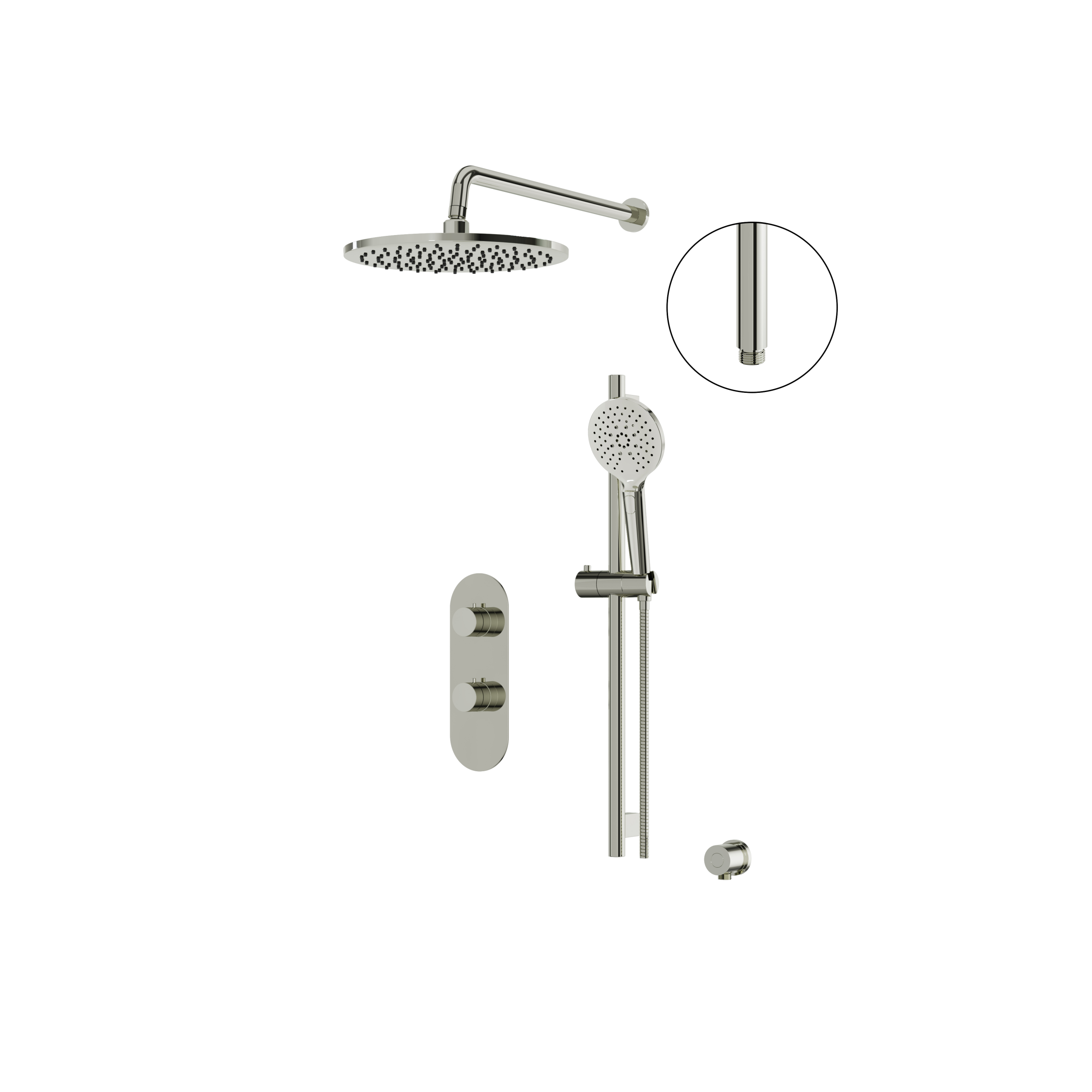 Aquabrass Shower Faucet - 2 Way Shared