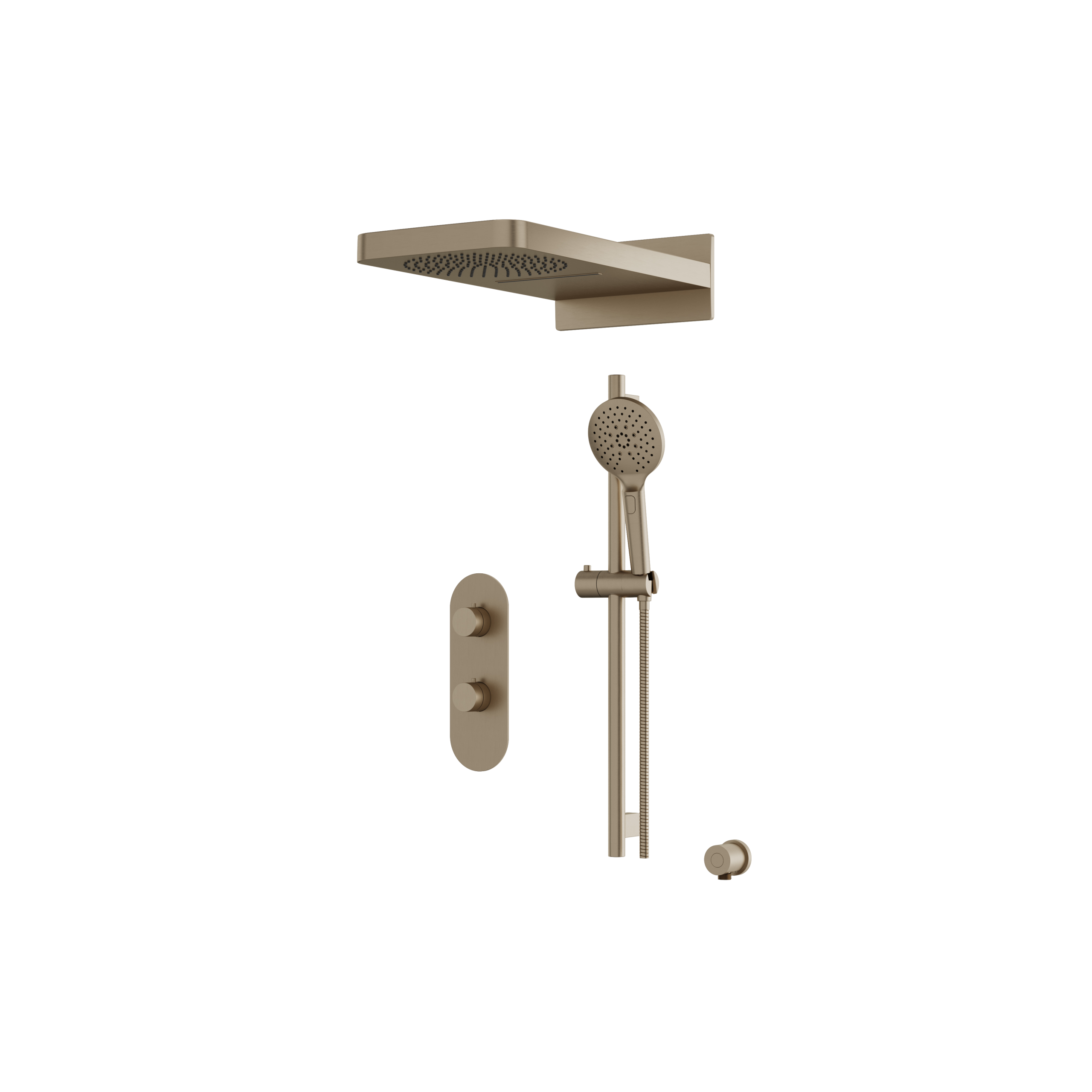 Aquabrass Shower Faucet - 3 Way Shared