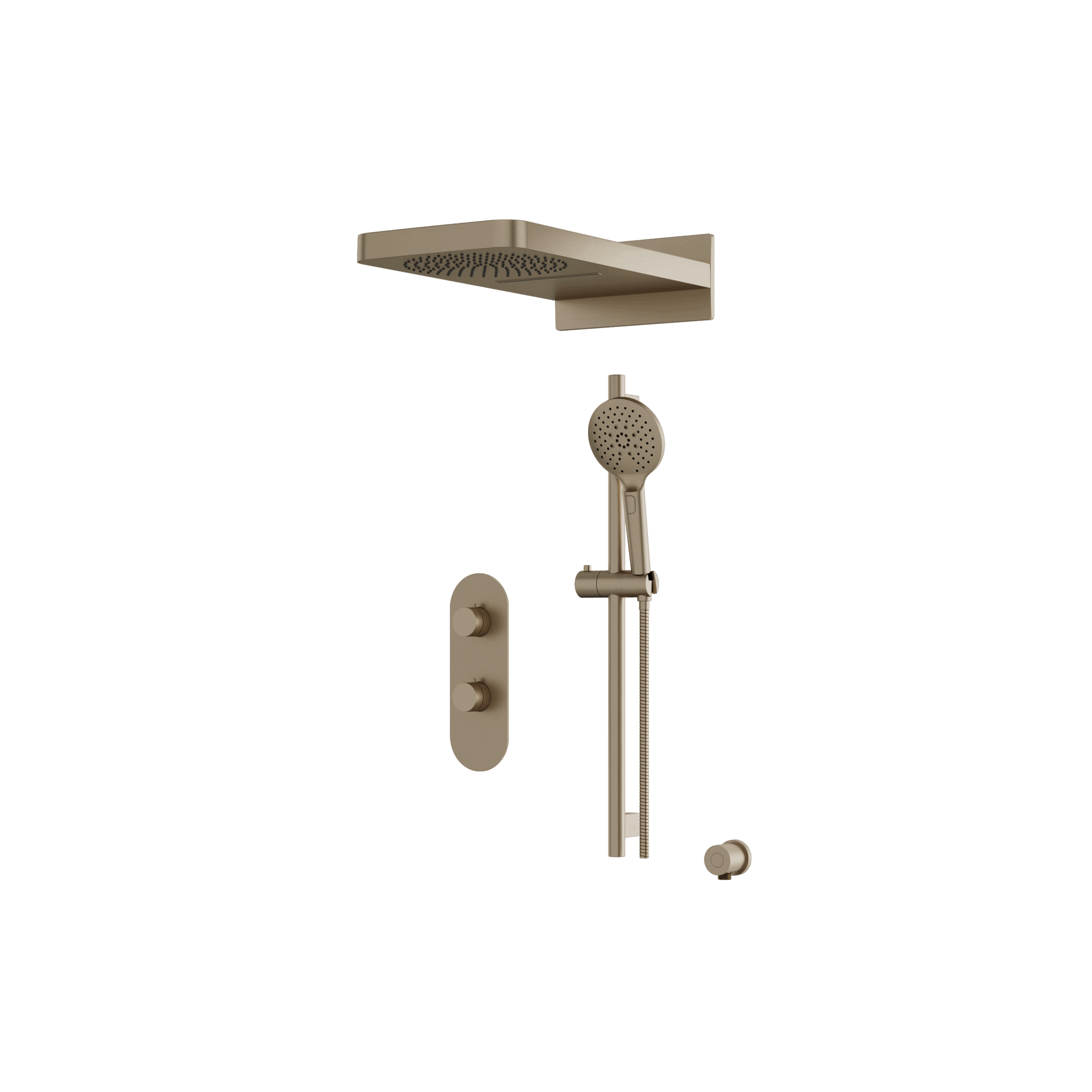 Aquabrass Shower Faucet - 3 Way Non Shared by Aquabrass
