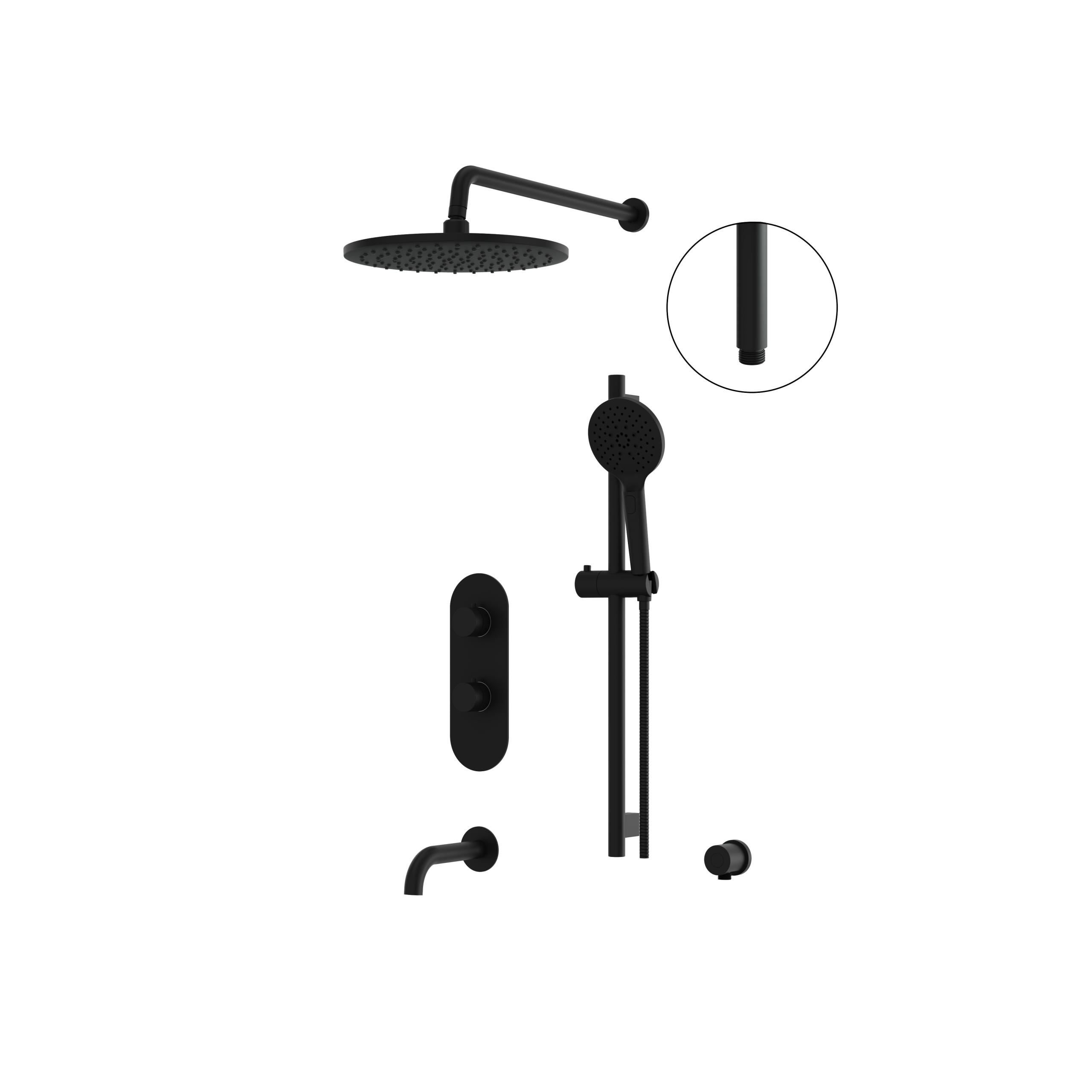 Aquabrass Shower Faucet - 3 Way Shared