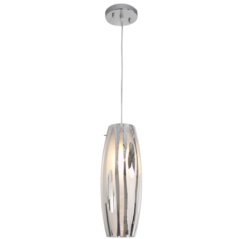 chrome pendant light