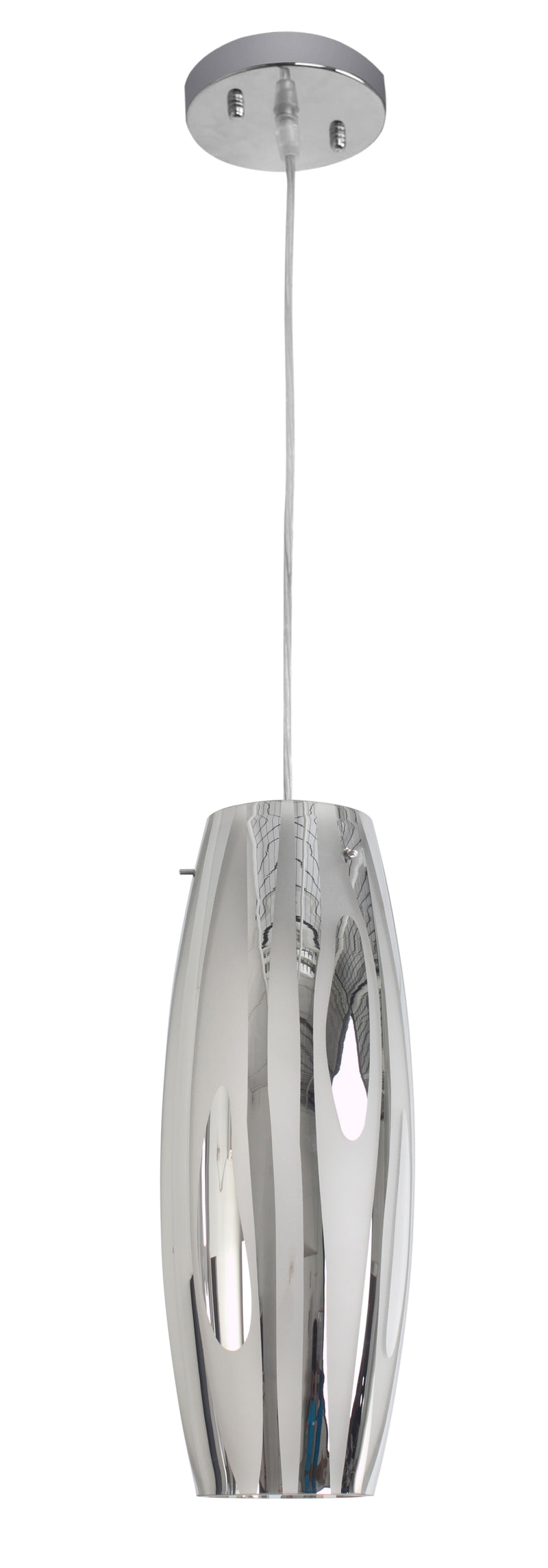 chrome pendant light
