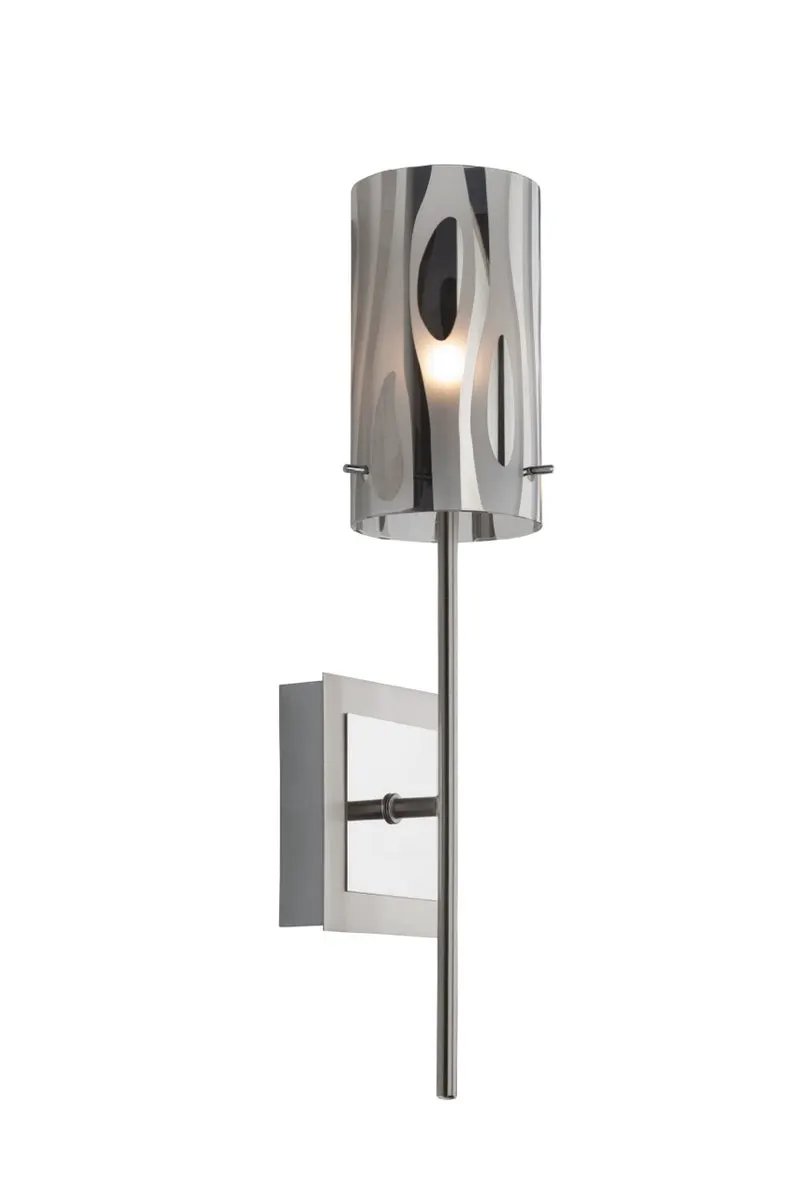 chrome wall mount light