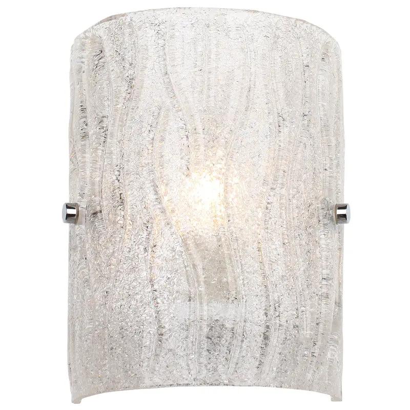 chrome wall mount light