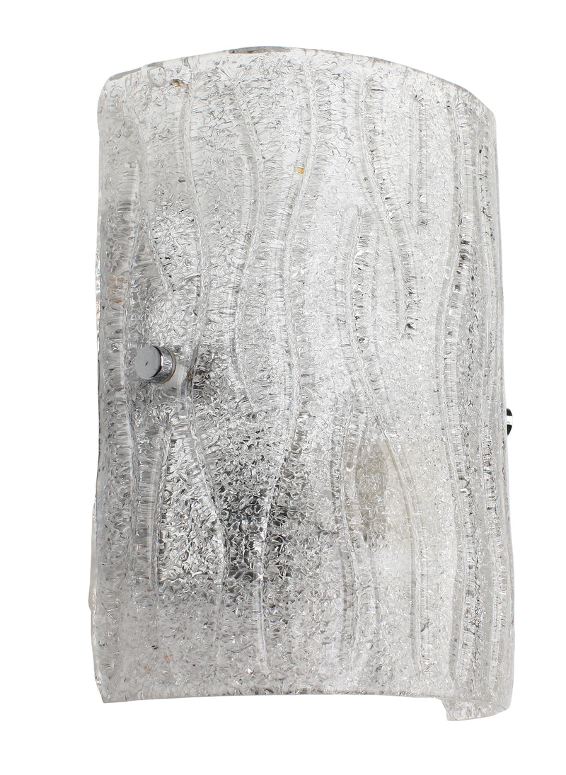 chrome wall mount light