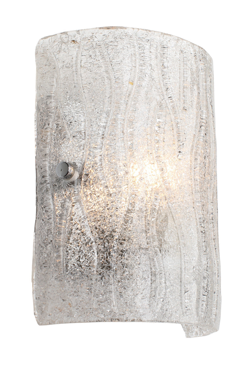 chrome wall mount light