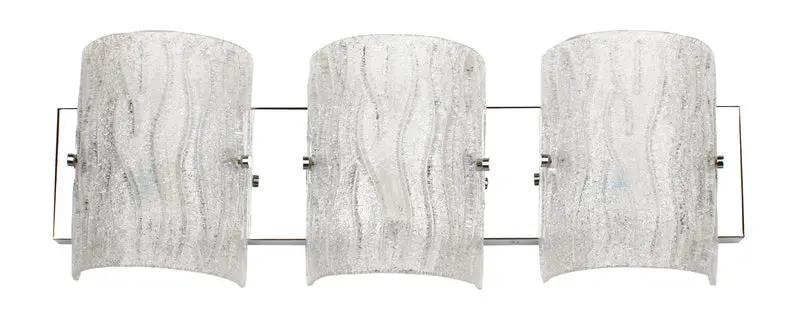 chrome wall mount light