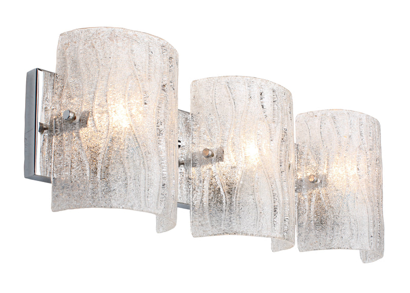 chrome wall mount light