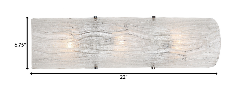 chrome wall mount light