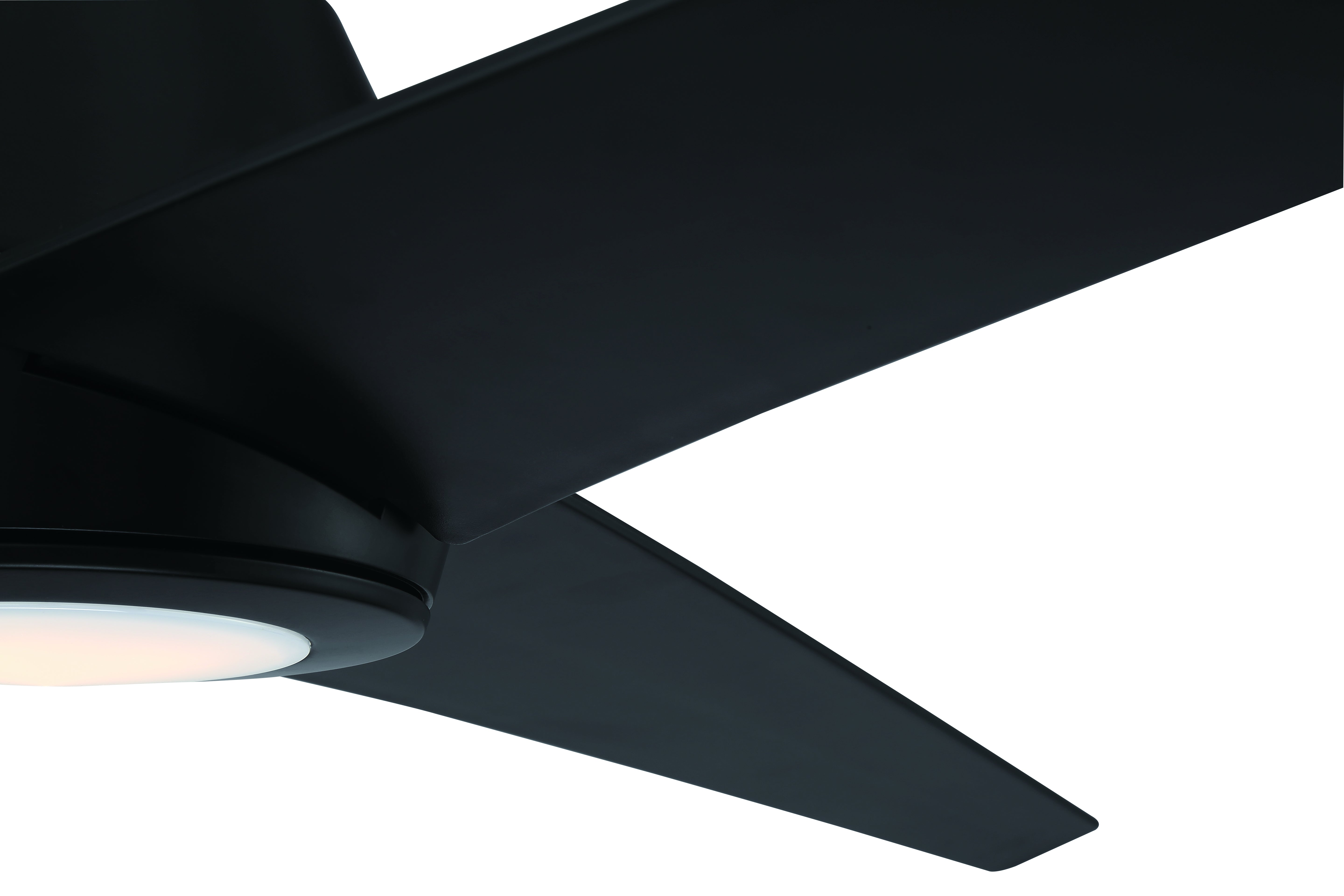 flat black ceiling fans