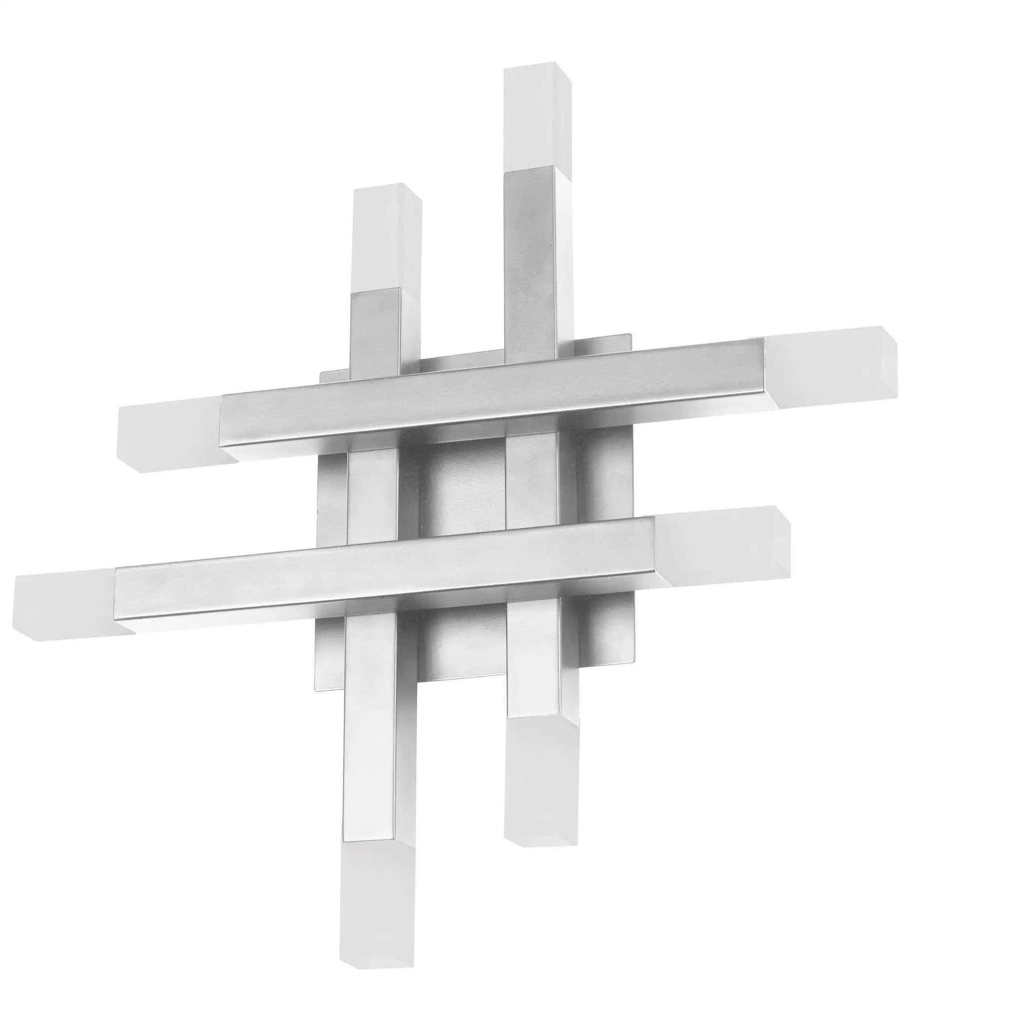 polished chrome wall sconce