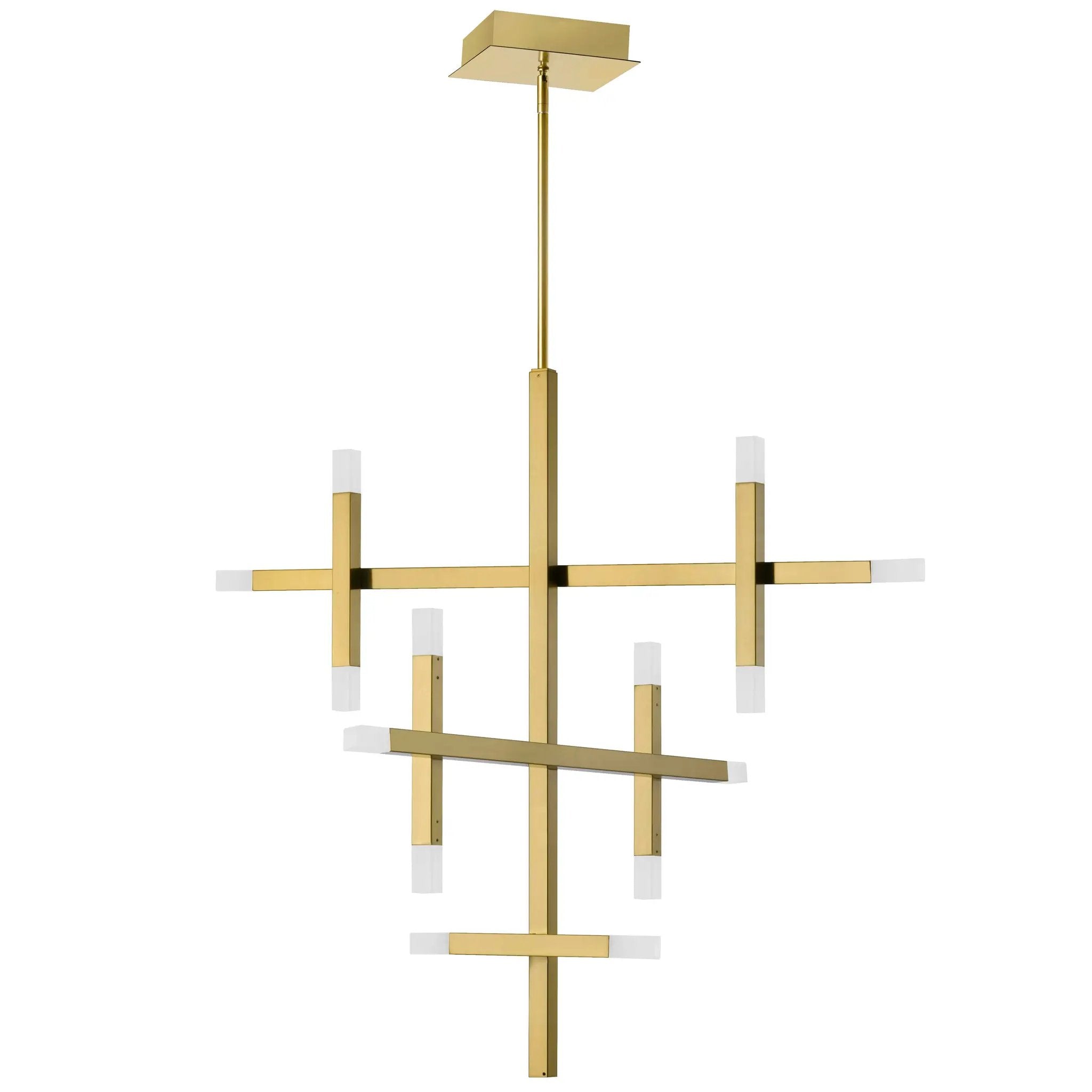 Dainolite 42W Chandelier with Frosted Acrylic Diffuser by Dainolite