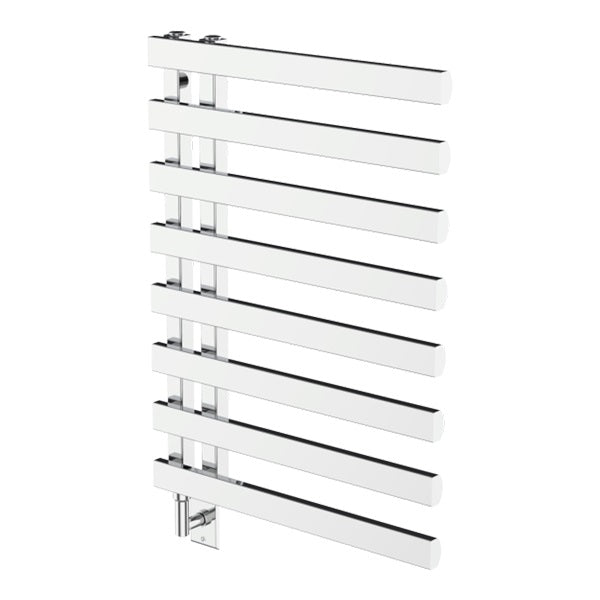 polished chrome towel warmer