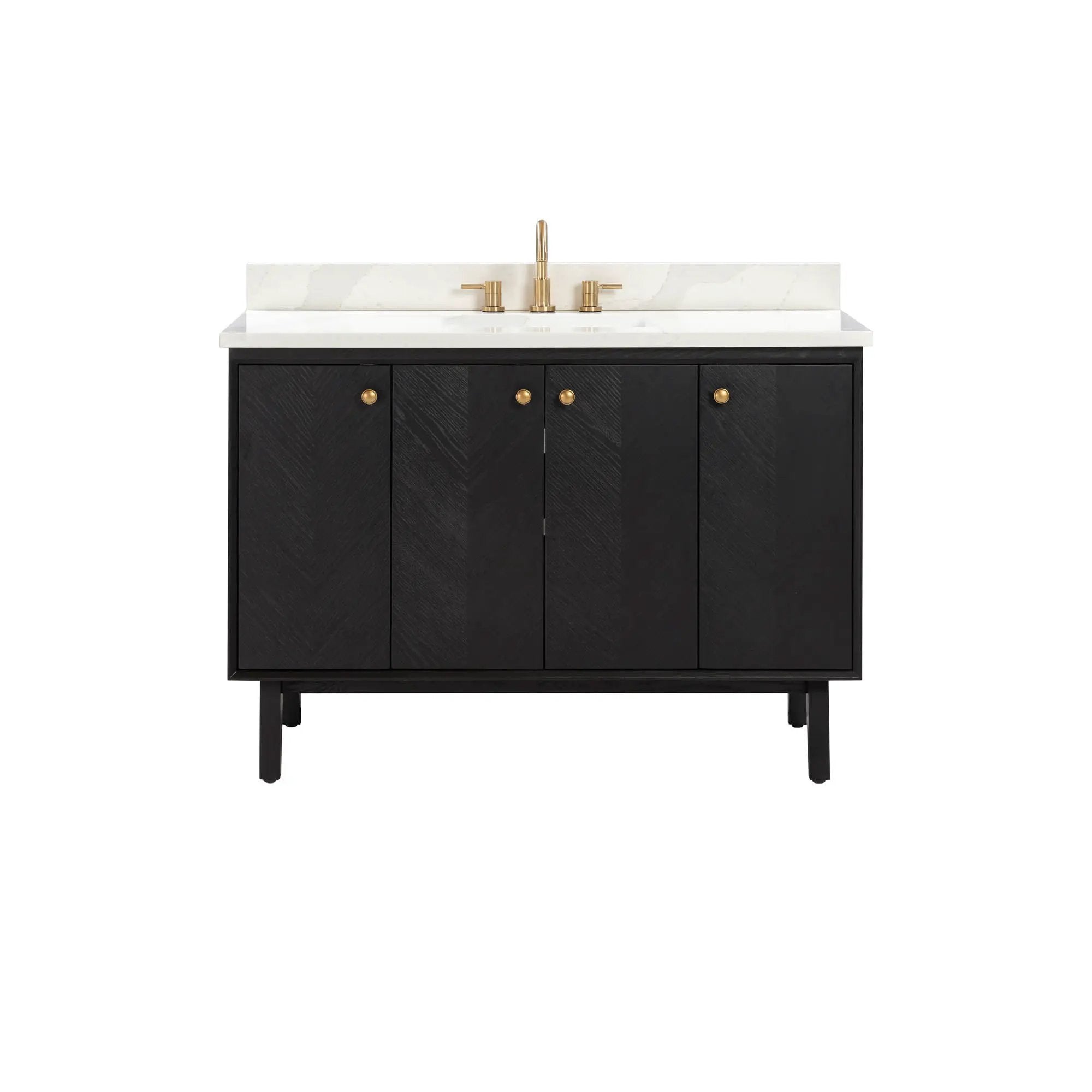 black vanity set