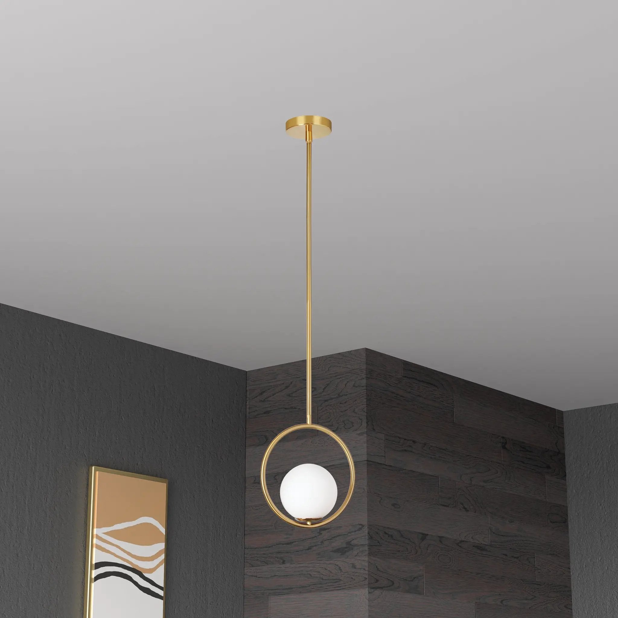 aged brass pendants