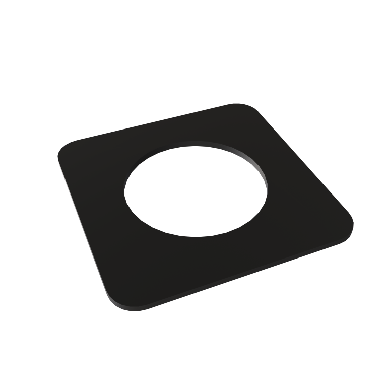 Amba 1mm Square Spacer (qty. 2) for use with Quadro or Vega collections by Amba