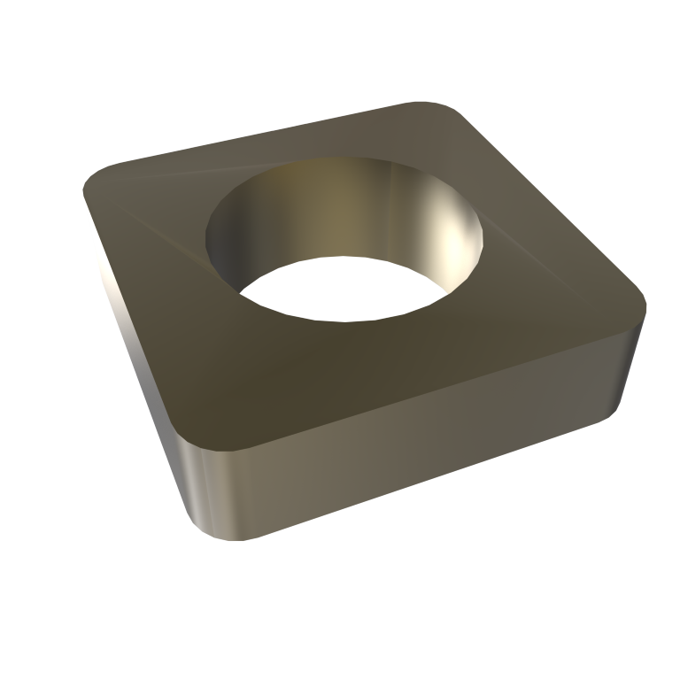 Amba 10mm Square Spacer (qty. 2) for use with Quadro or Vega collections by Amba