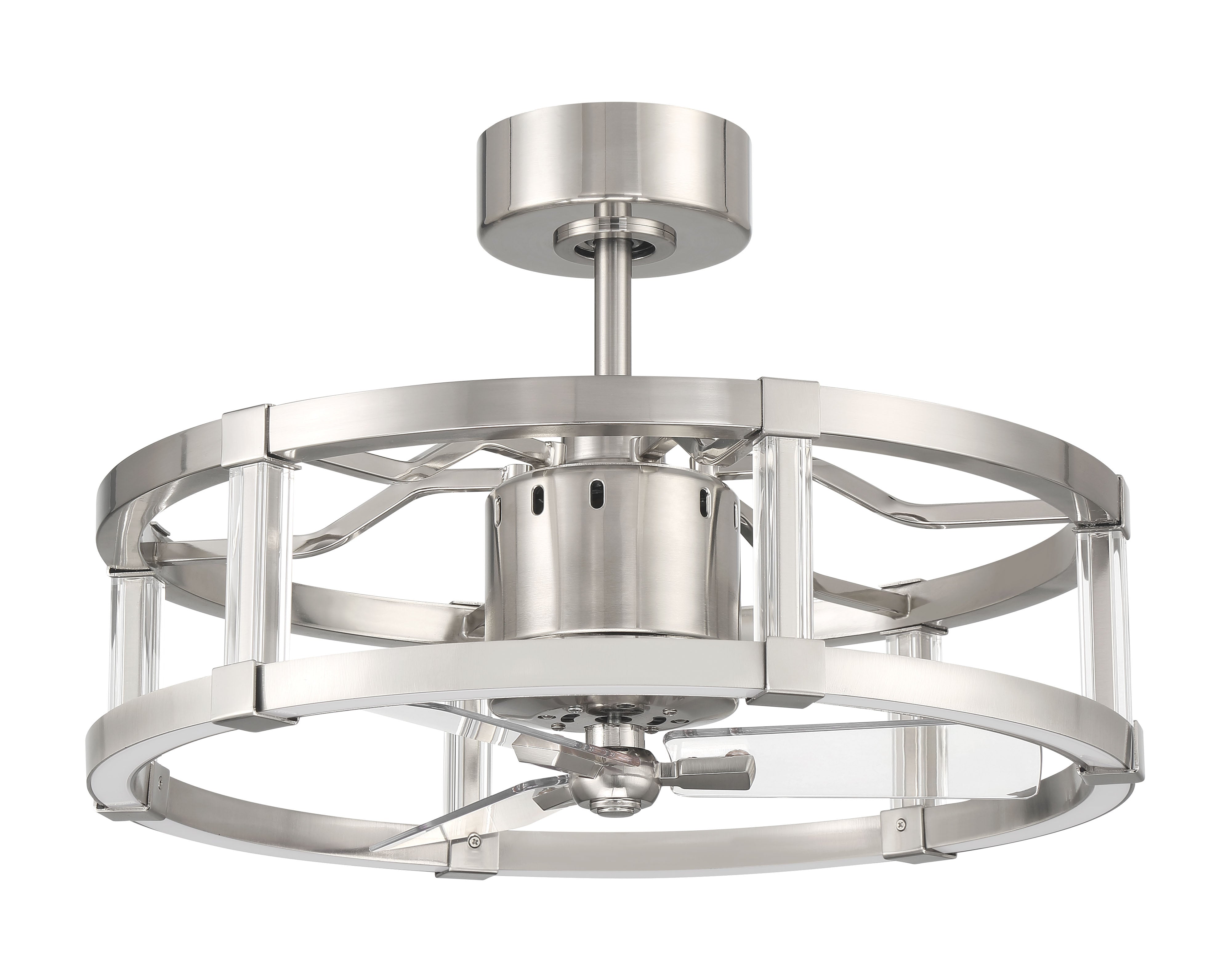brushed polished nickel ceiling fans