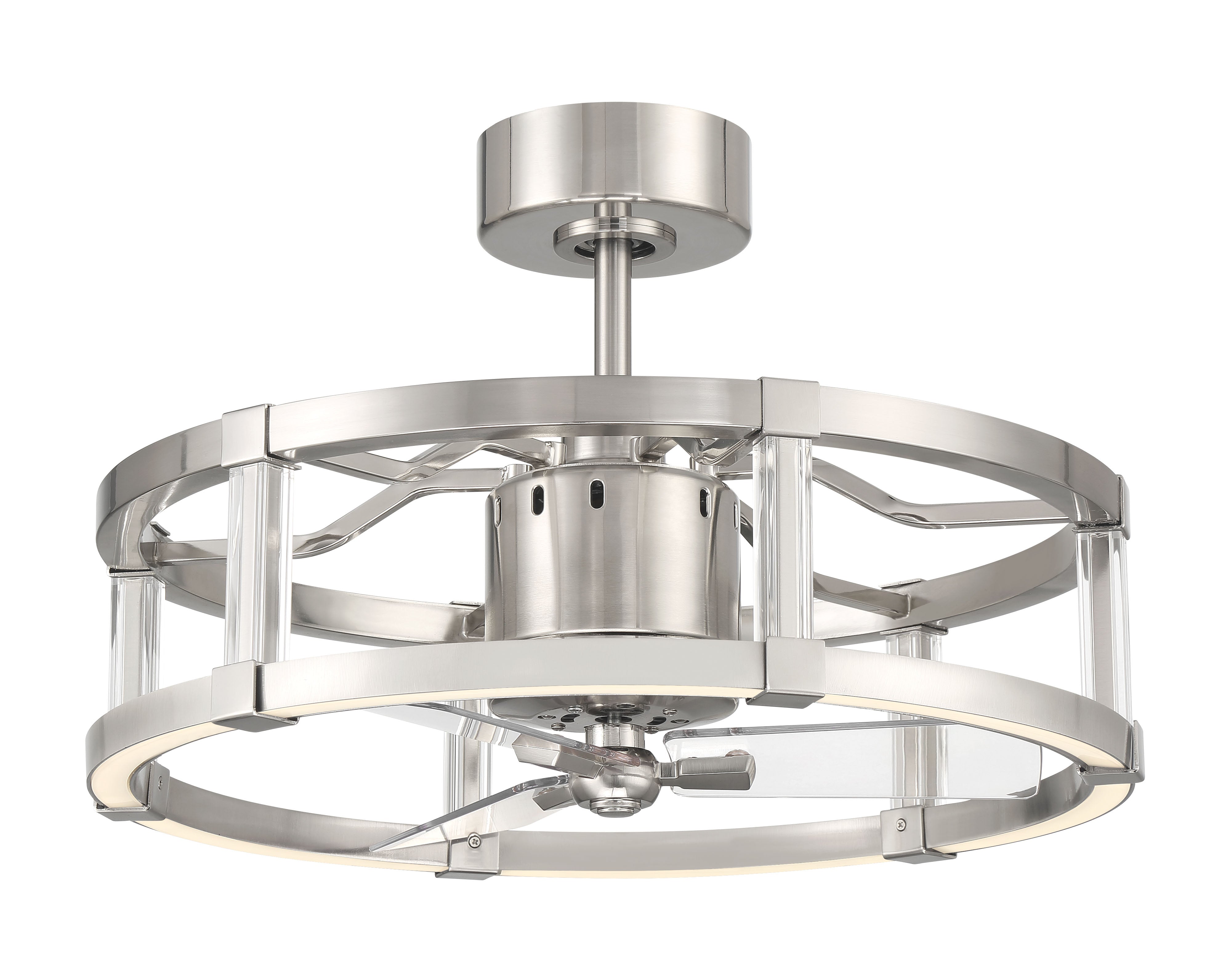 brushed polished nickel ceiling fans