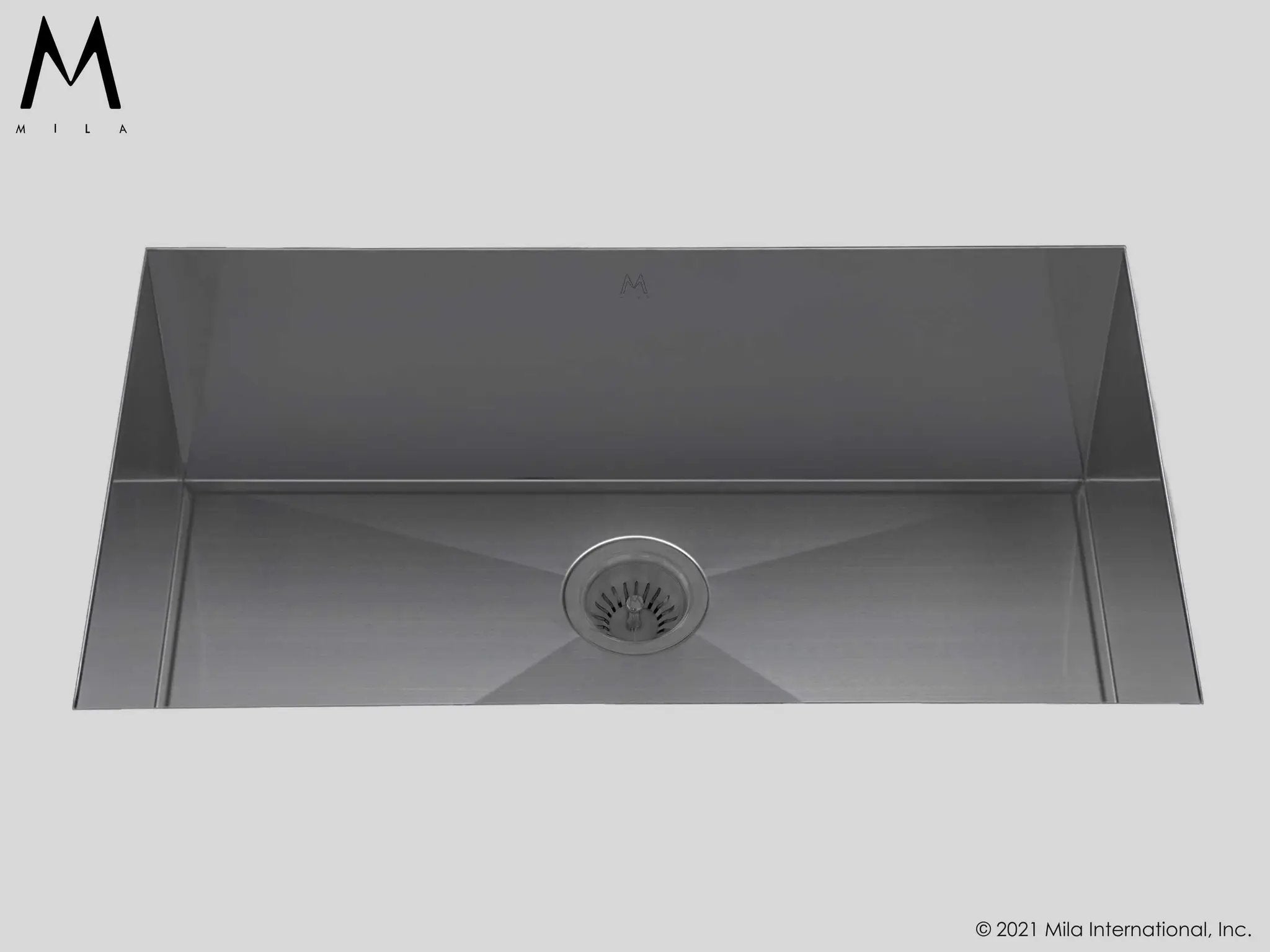 MILA ORION Single Bowl Under Mount 34 x 18.5 Kitchen Sink by Mila International
