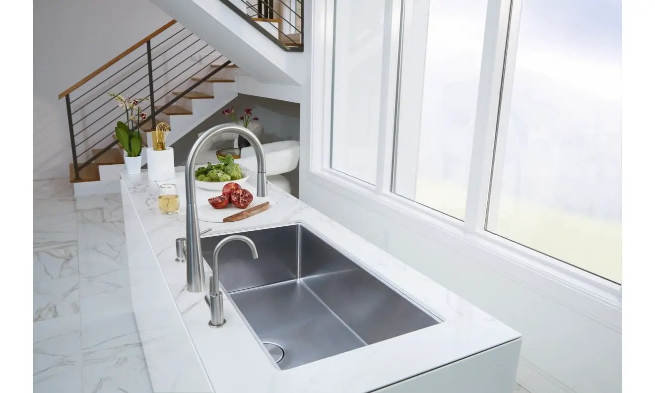 stainless steel sink