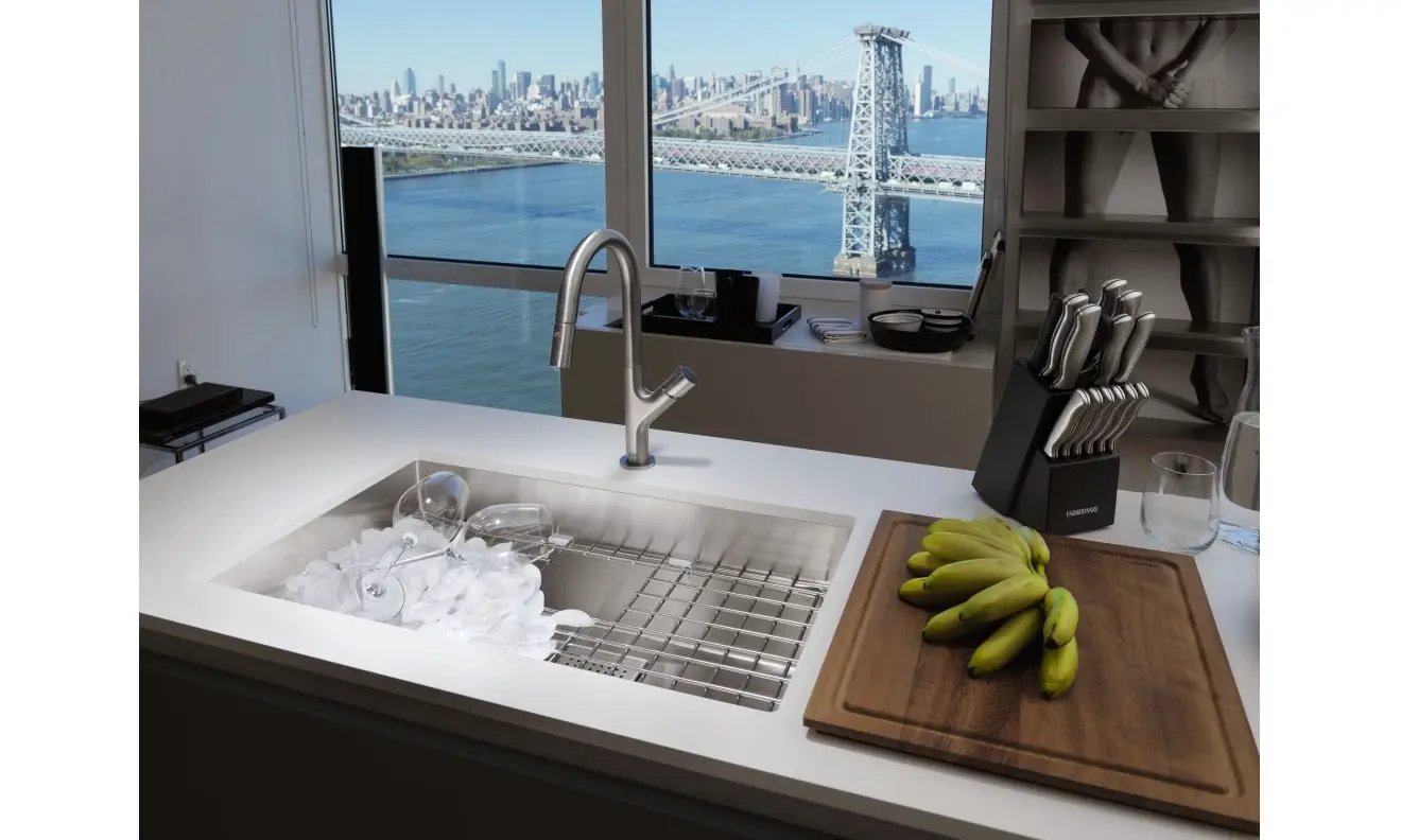 stainless steel sink