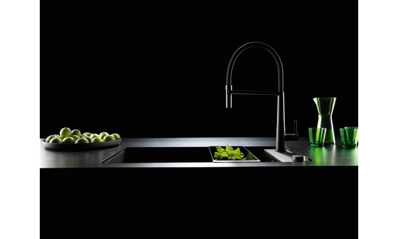 matte black faucet