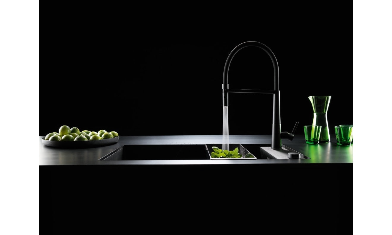 matte black faucet