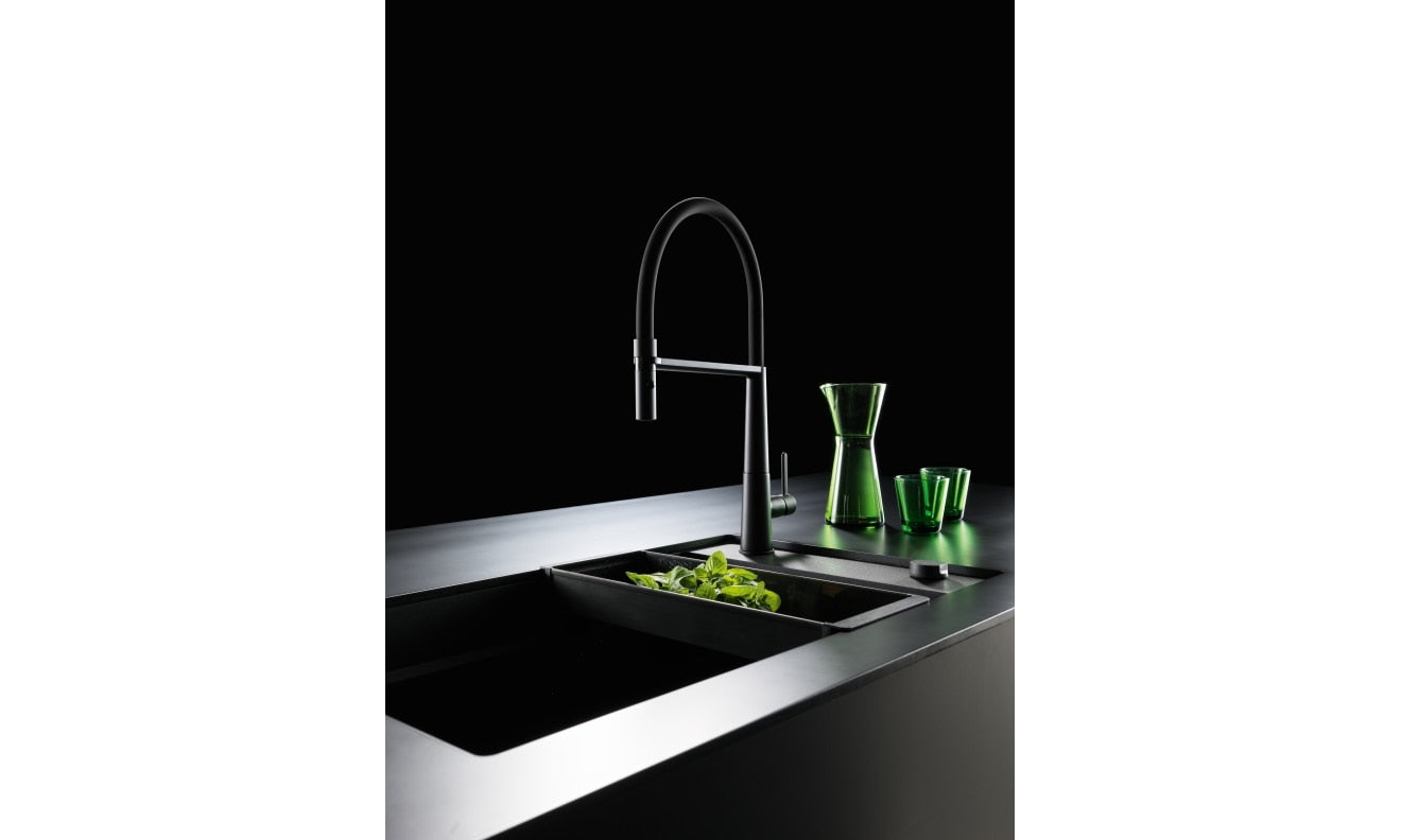 matte black faucet