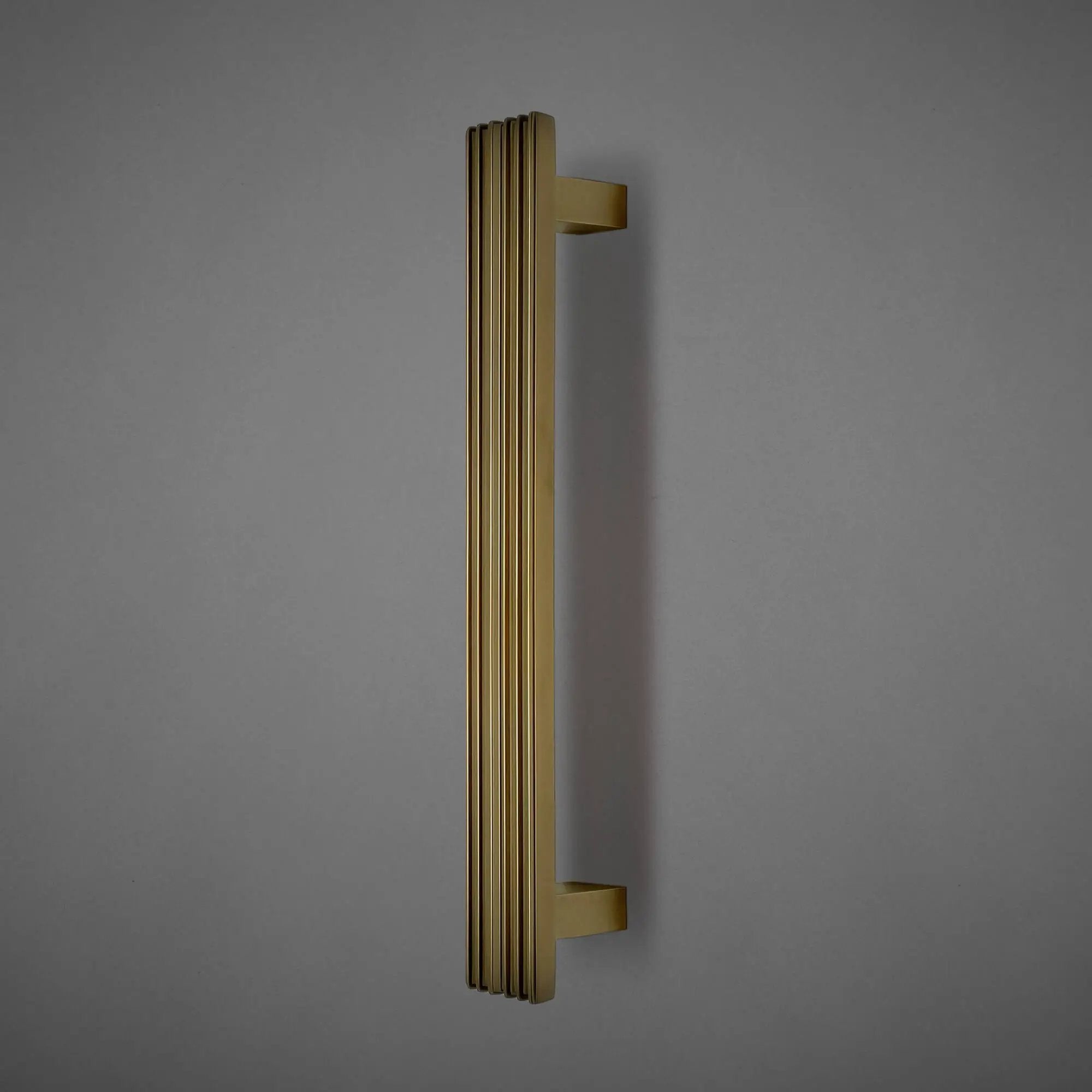 unlacquered brass appliance pull