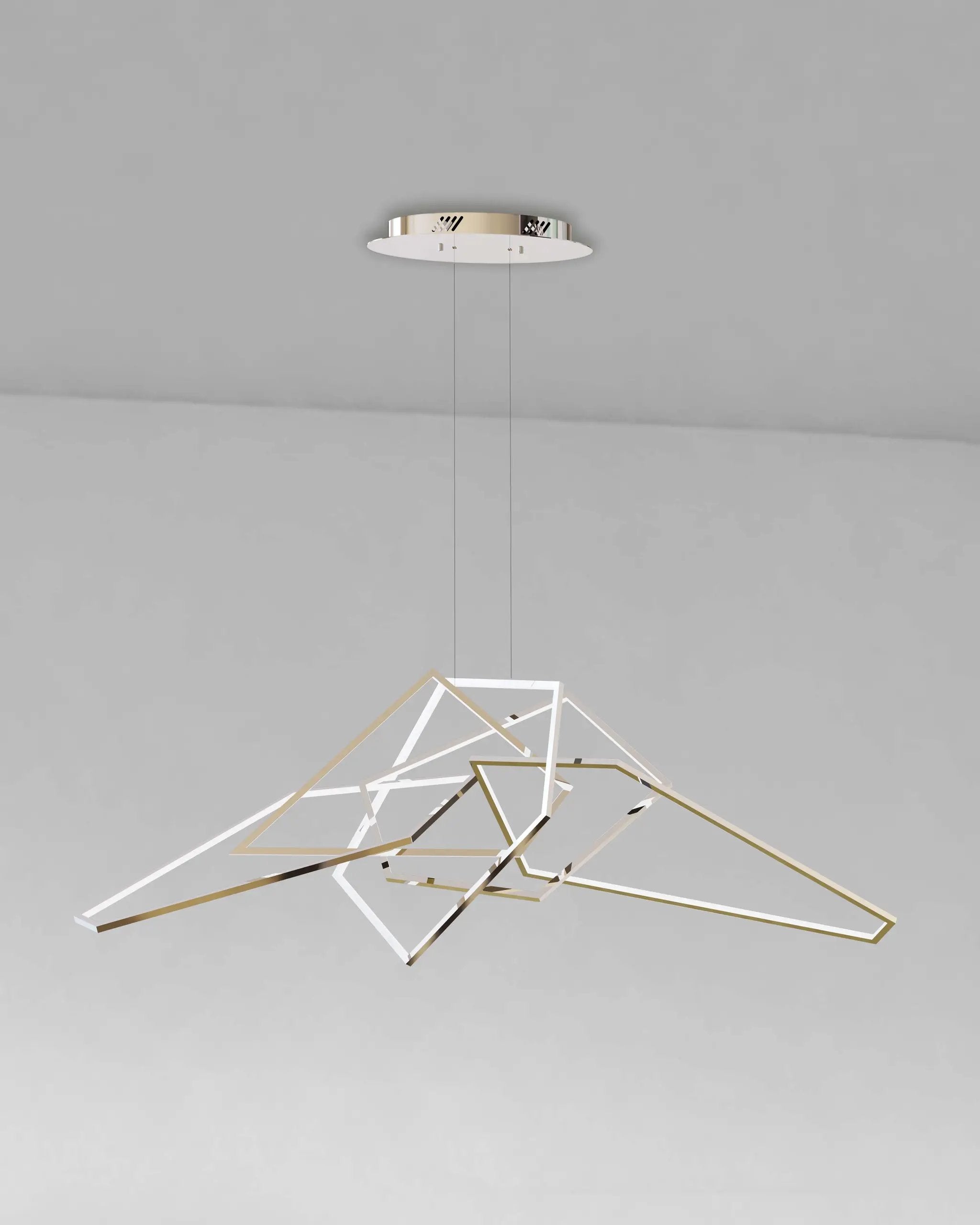 chrome chandelier
