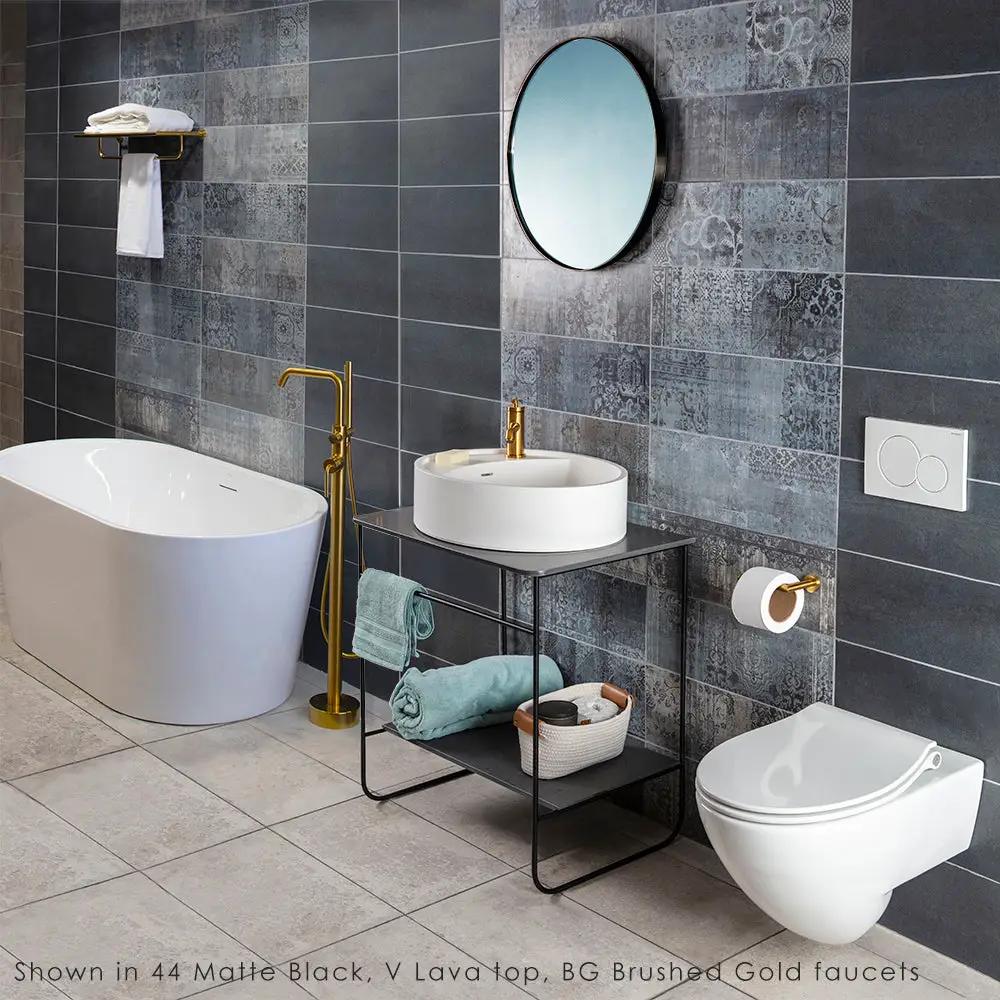 gloss white sink