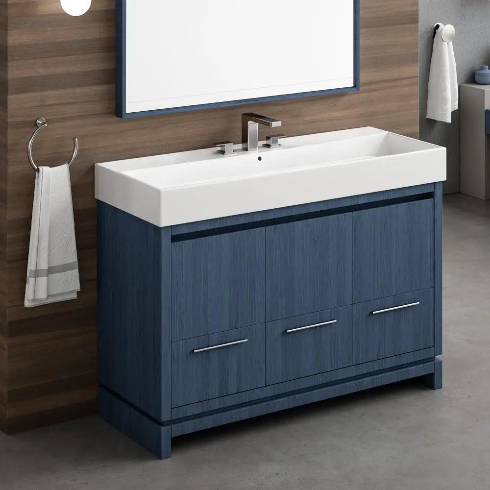 horizon blue vanity