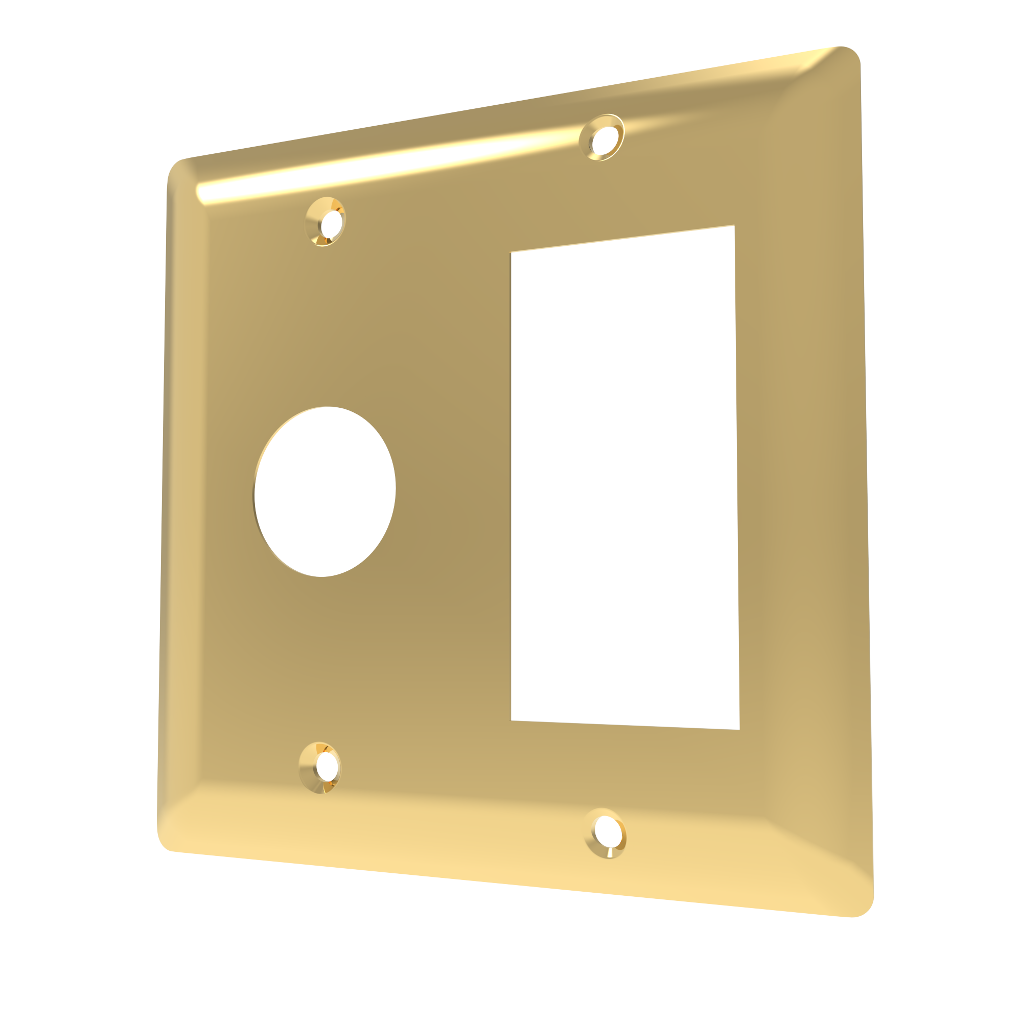 Amba Double Gang Plate by Amba