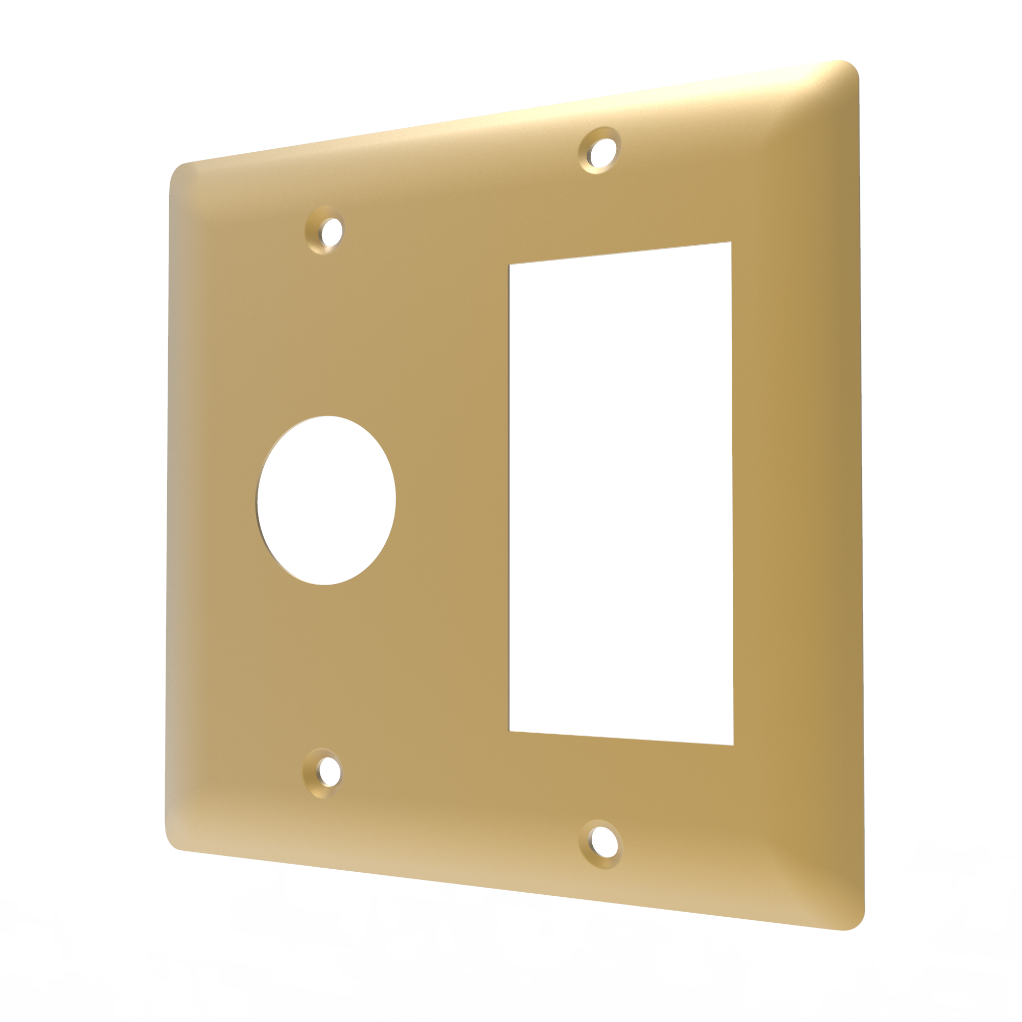 Amba Double Gang Plate