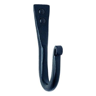 black wrought iron single hook