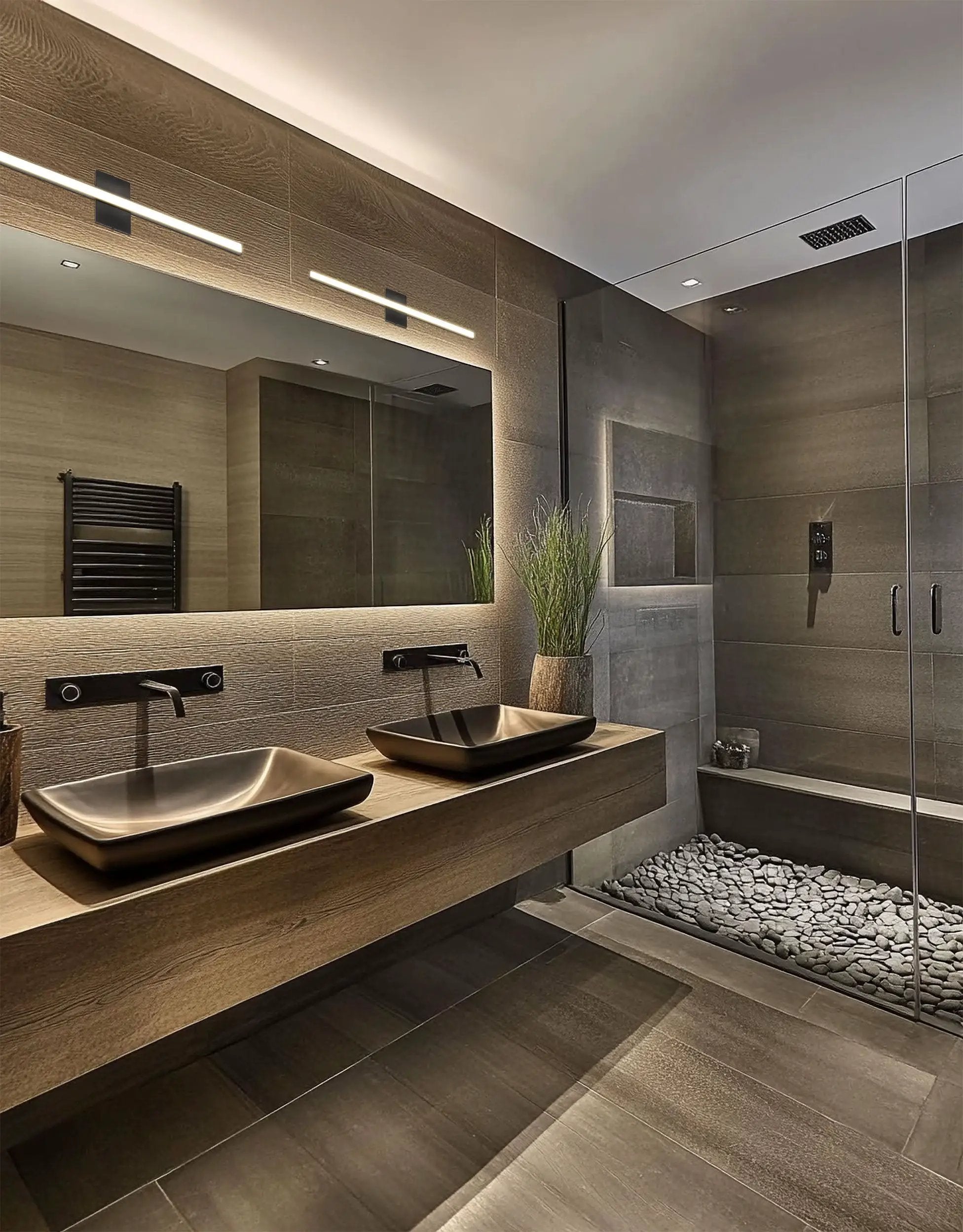 matte black wall mount