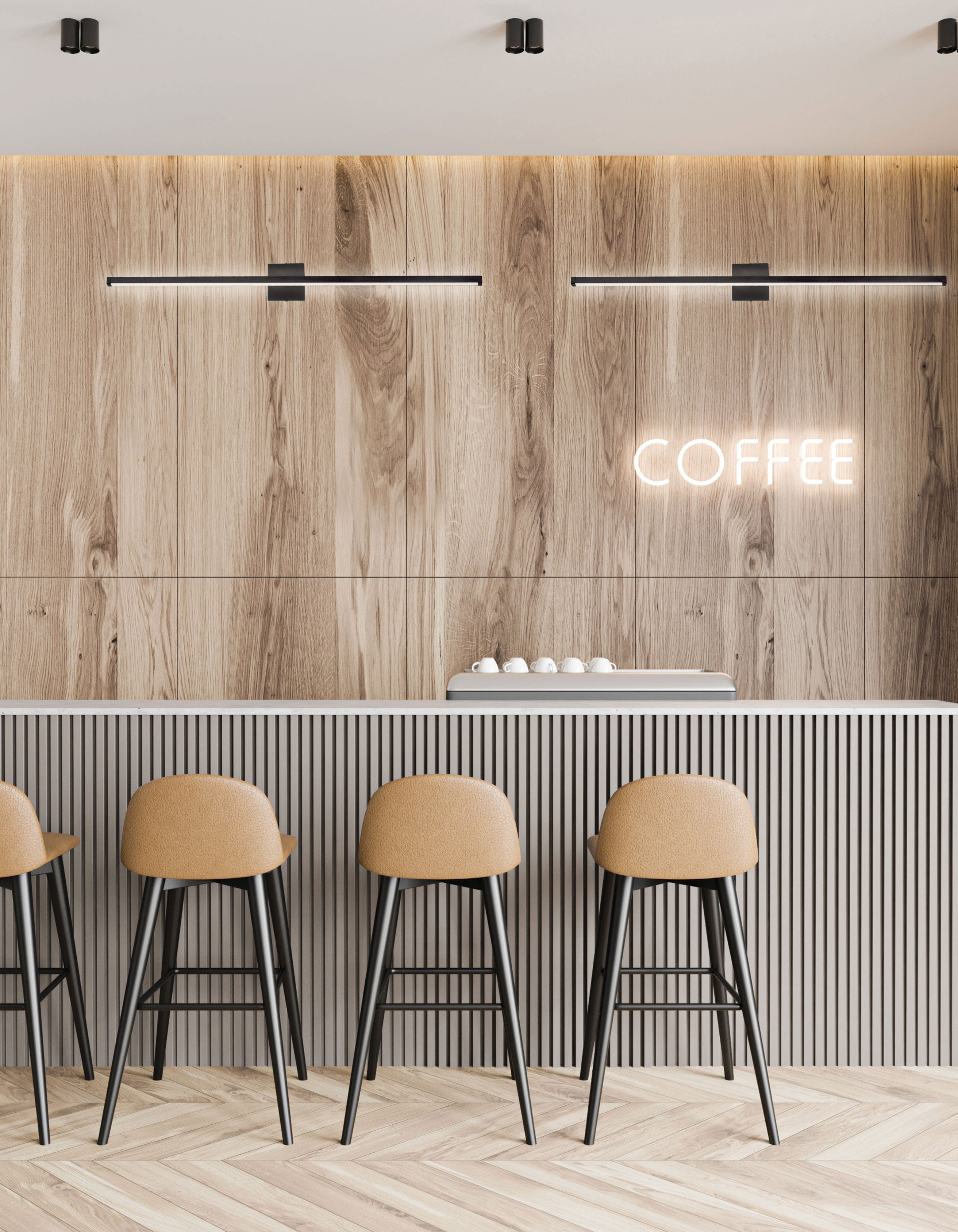 matte black wall mount