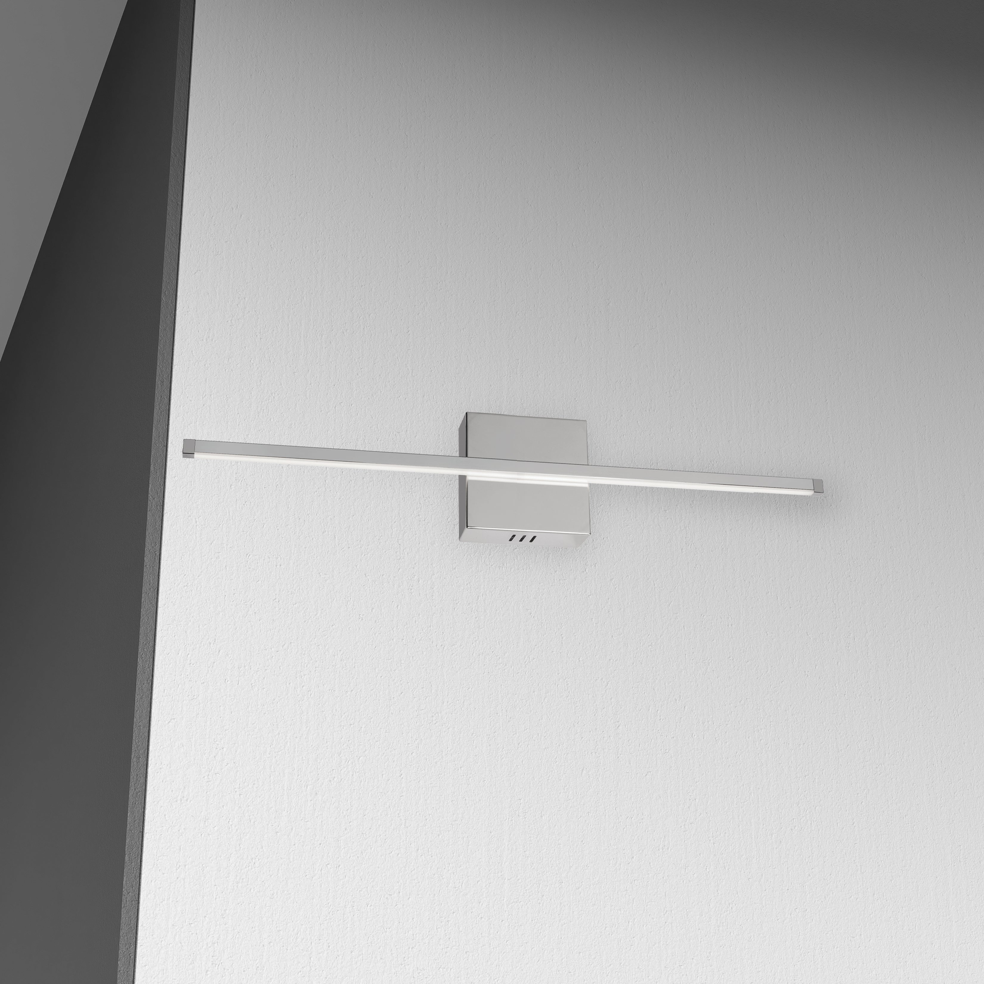 polished chrome wall mount