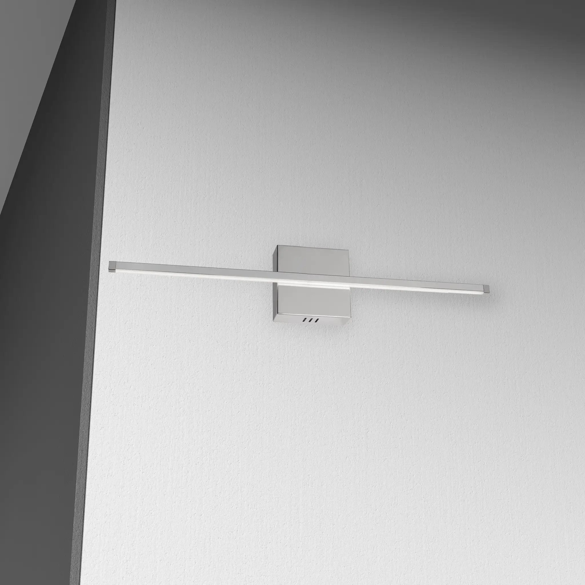 polished chrome wall mount