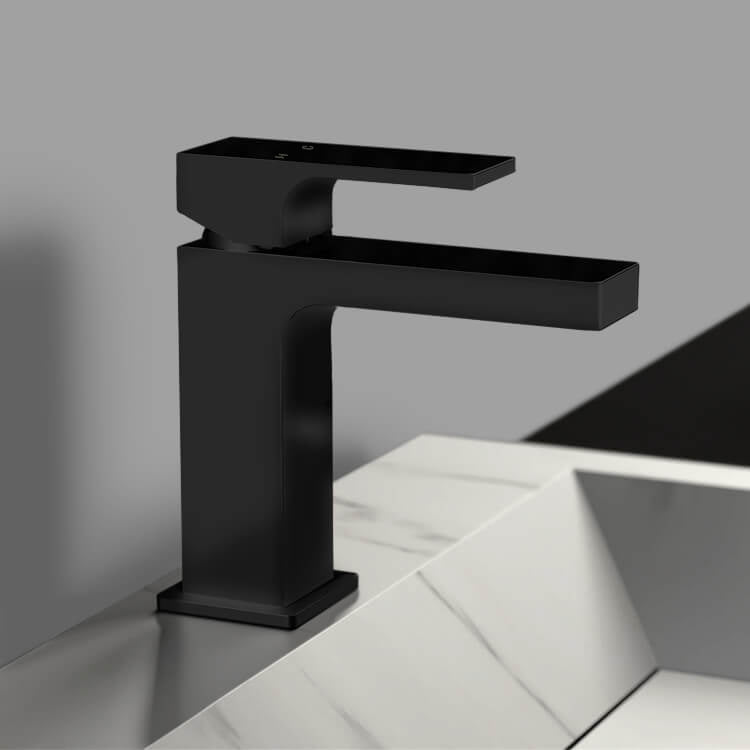matte black faucet