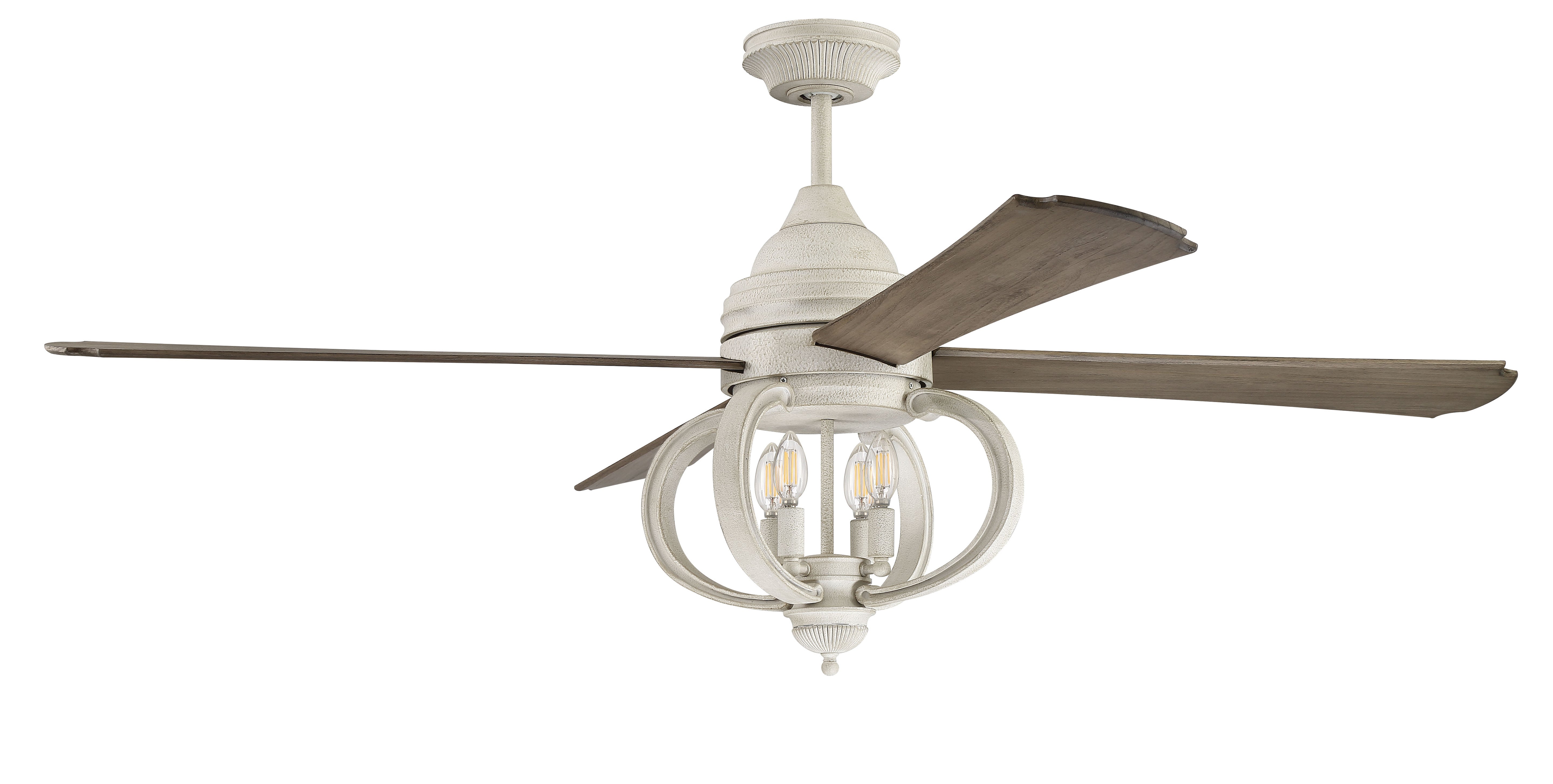 cottage white ceiling fans